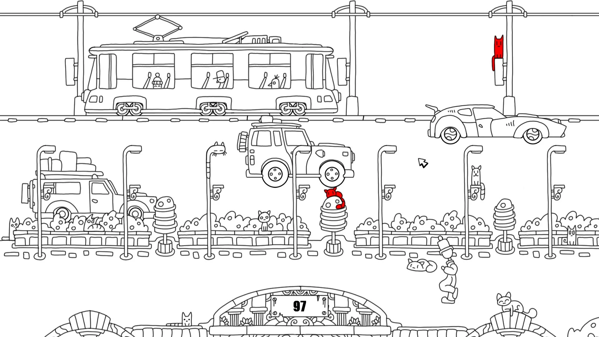 Изображение игры: 100 hidden cats 2