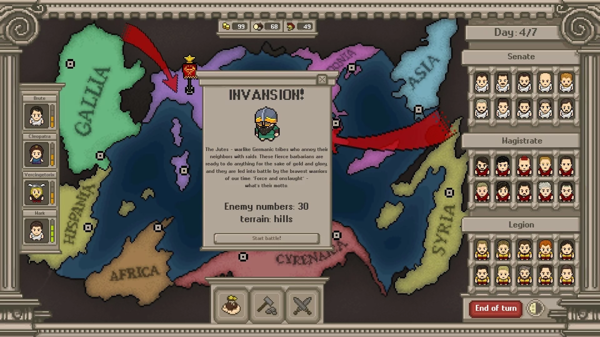 Изображение игры: Long Live Caesar