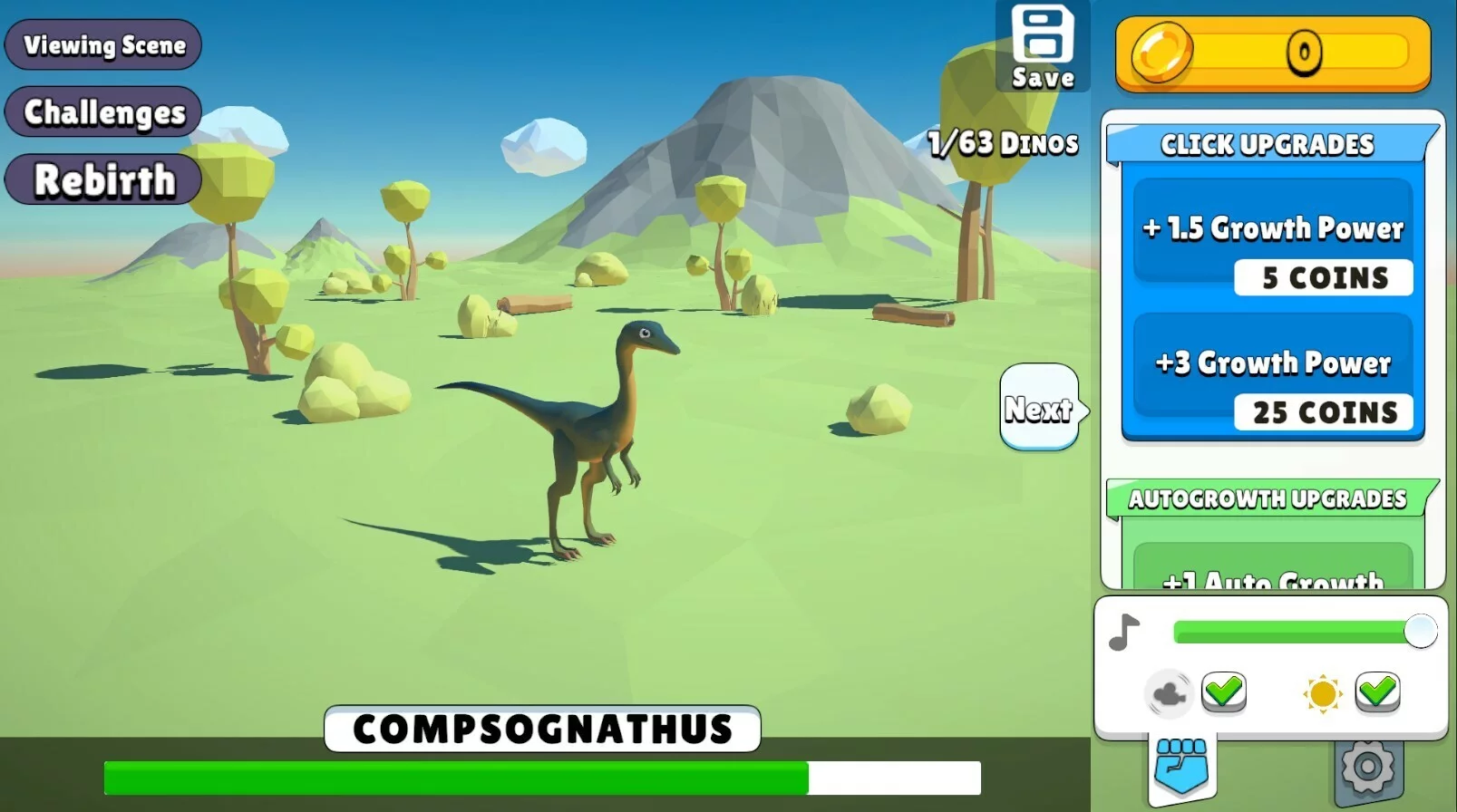 Изображение игры: Idle Dino
