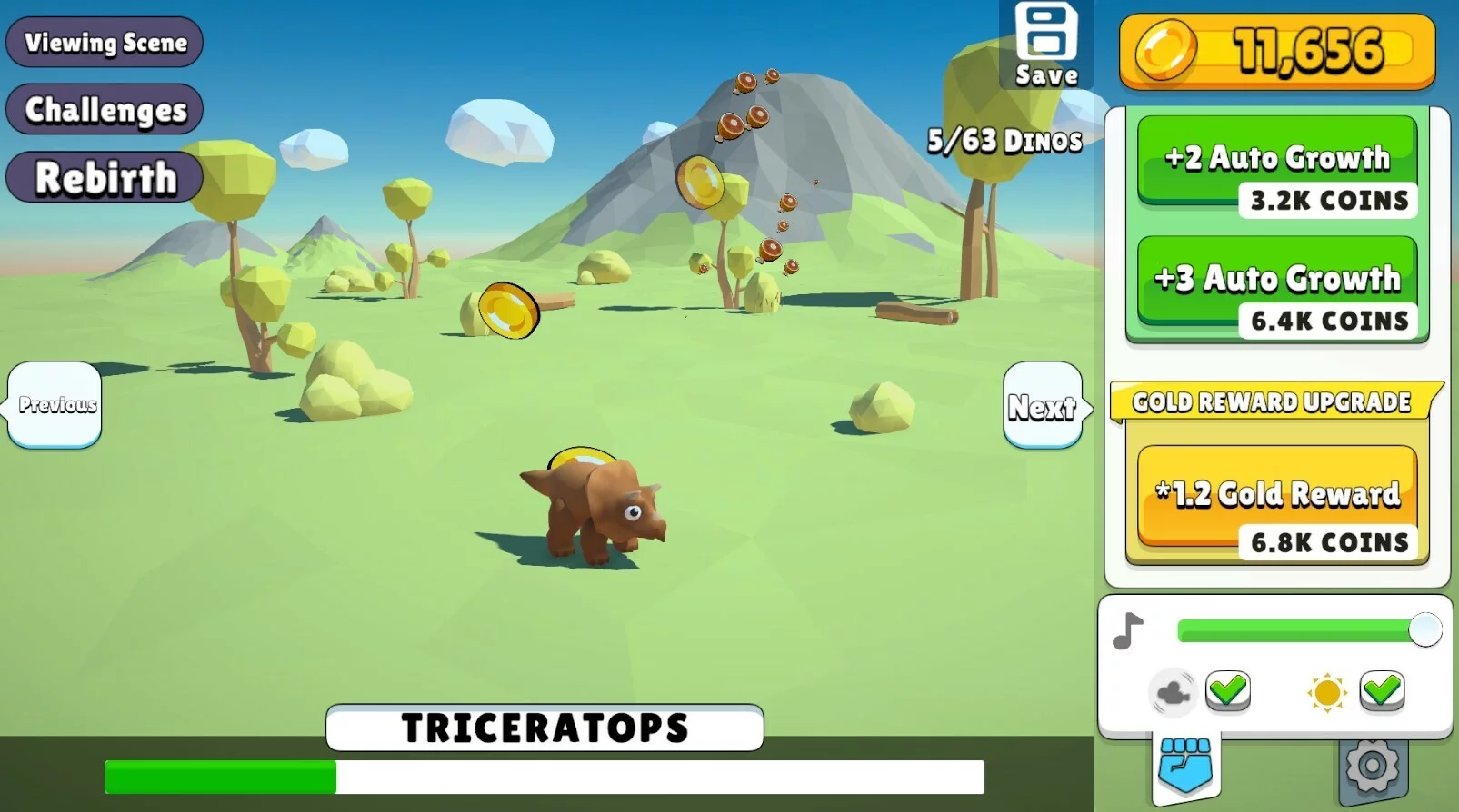 Изображение игры: Idle Dino