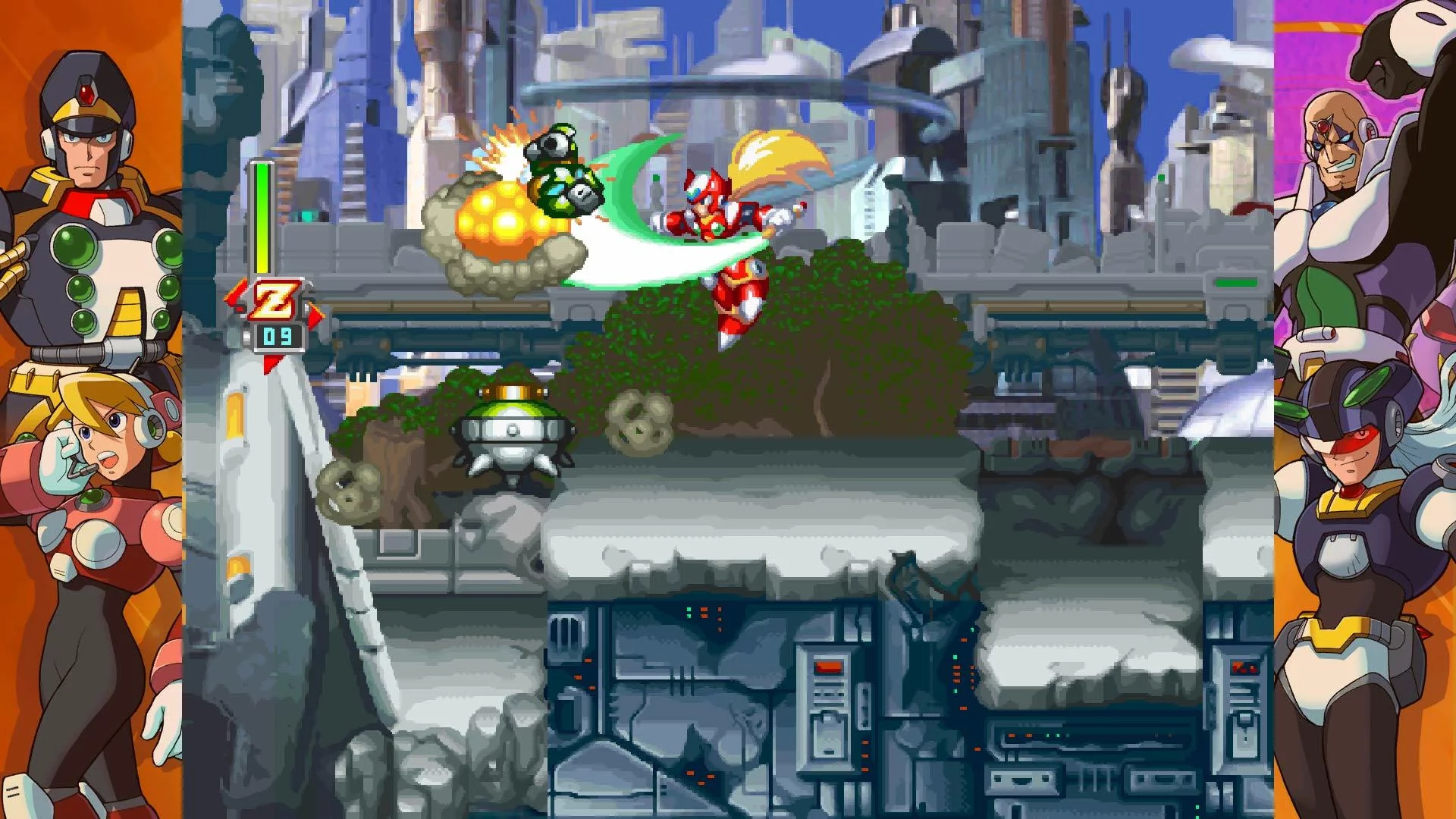 Изображение игры: Mega Man X Legacy Collection 2