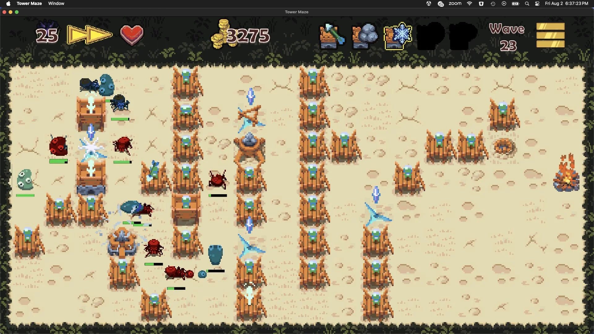 Изображение игры: Tower Maze Defense