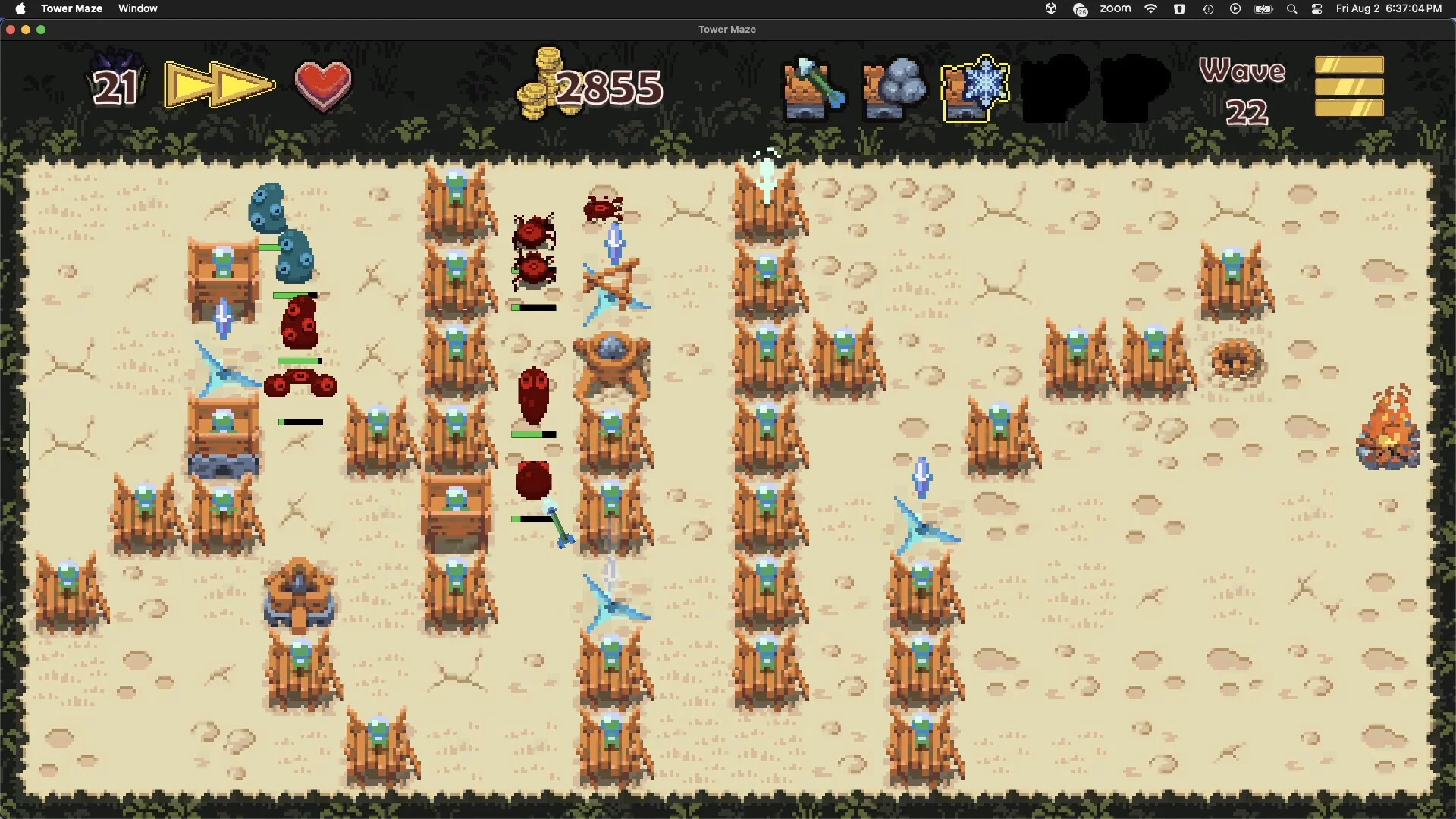 Изображение игры: Tower Maze Defense