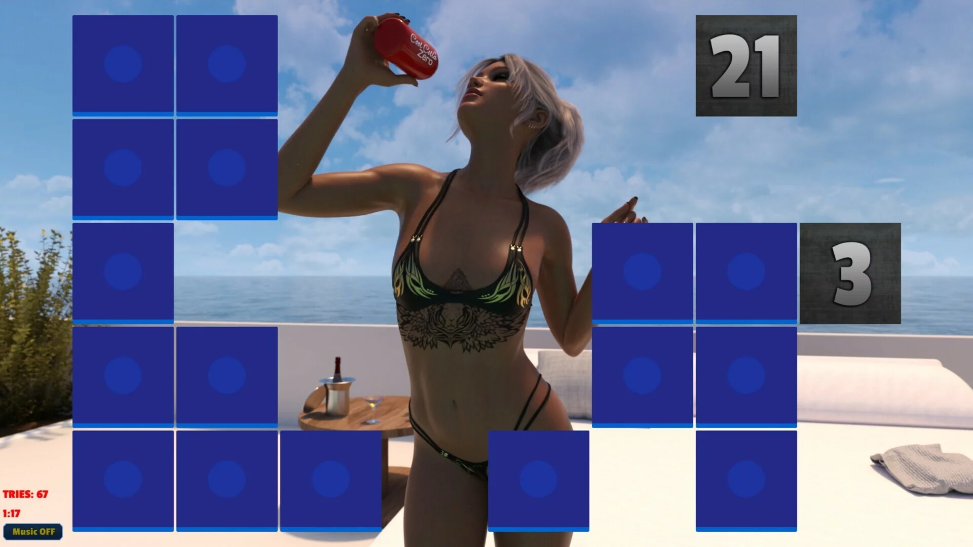 Изображение игры: Sexy Memory Puzzle - Pool Girls