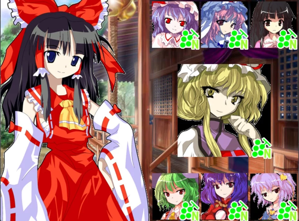 Изображение игры: 緑葡萄伝（東方Project・幻想葡萄伝）