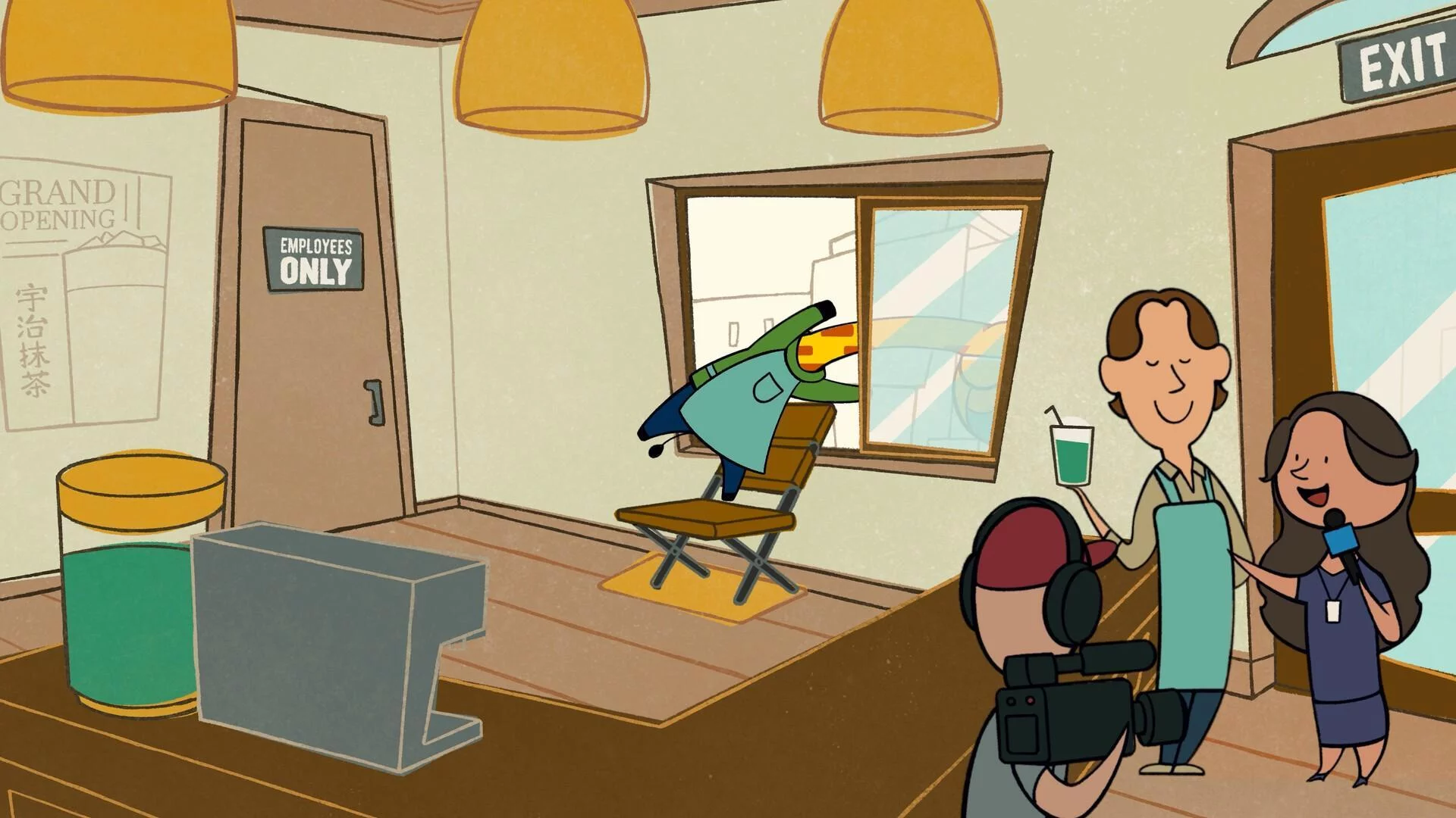 Изображение игры: A Week in the Life of Asocial Giraffe Demo