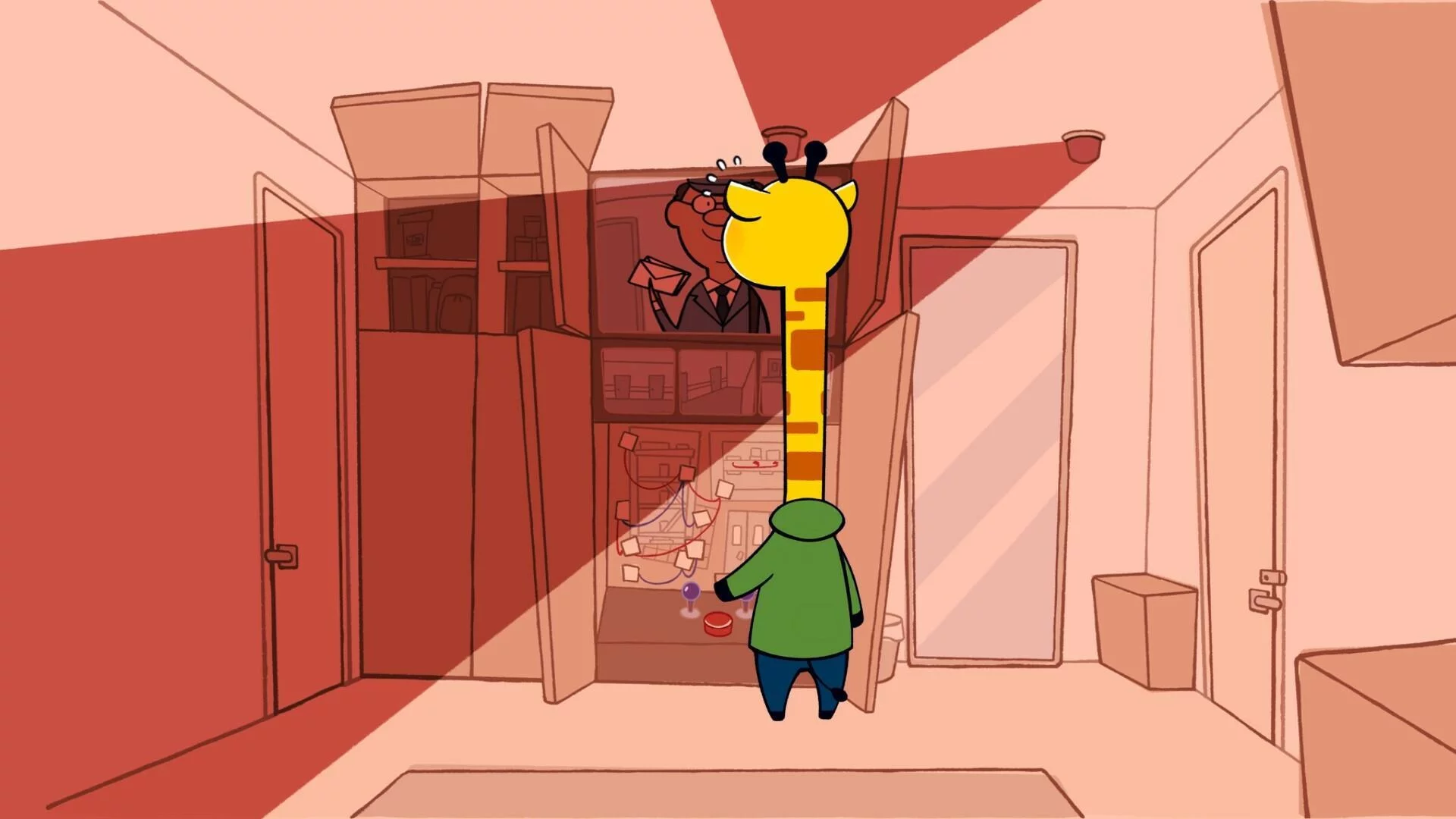 Изображение игры: A Week in the Life of Asocial Giraffe Demo