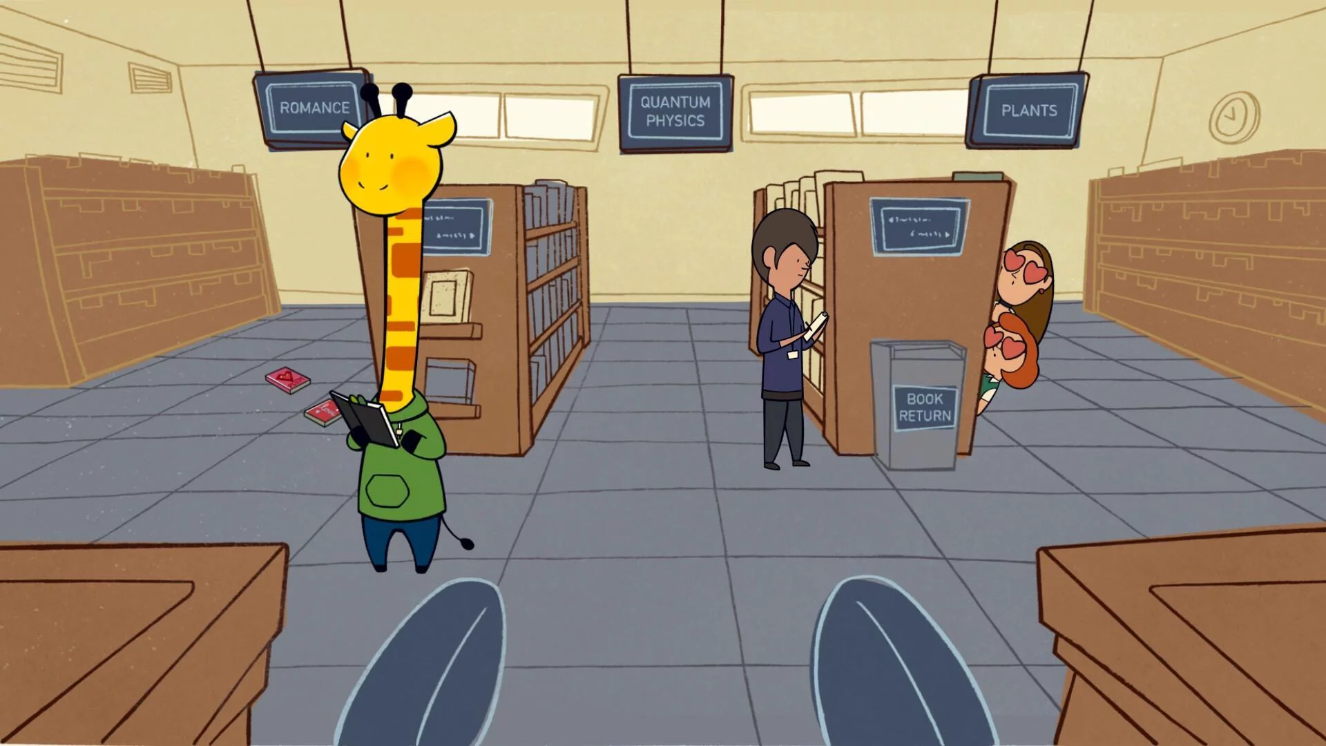 Изображение игры: A Week in the Life of Asocial Giraffe Demo