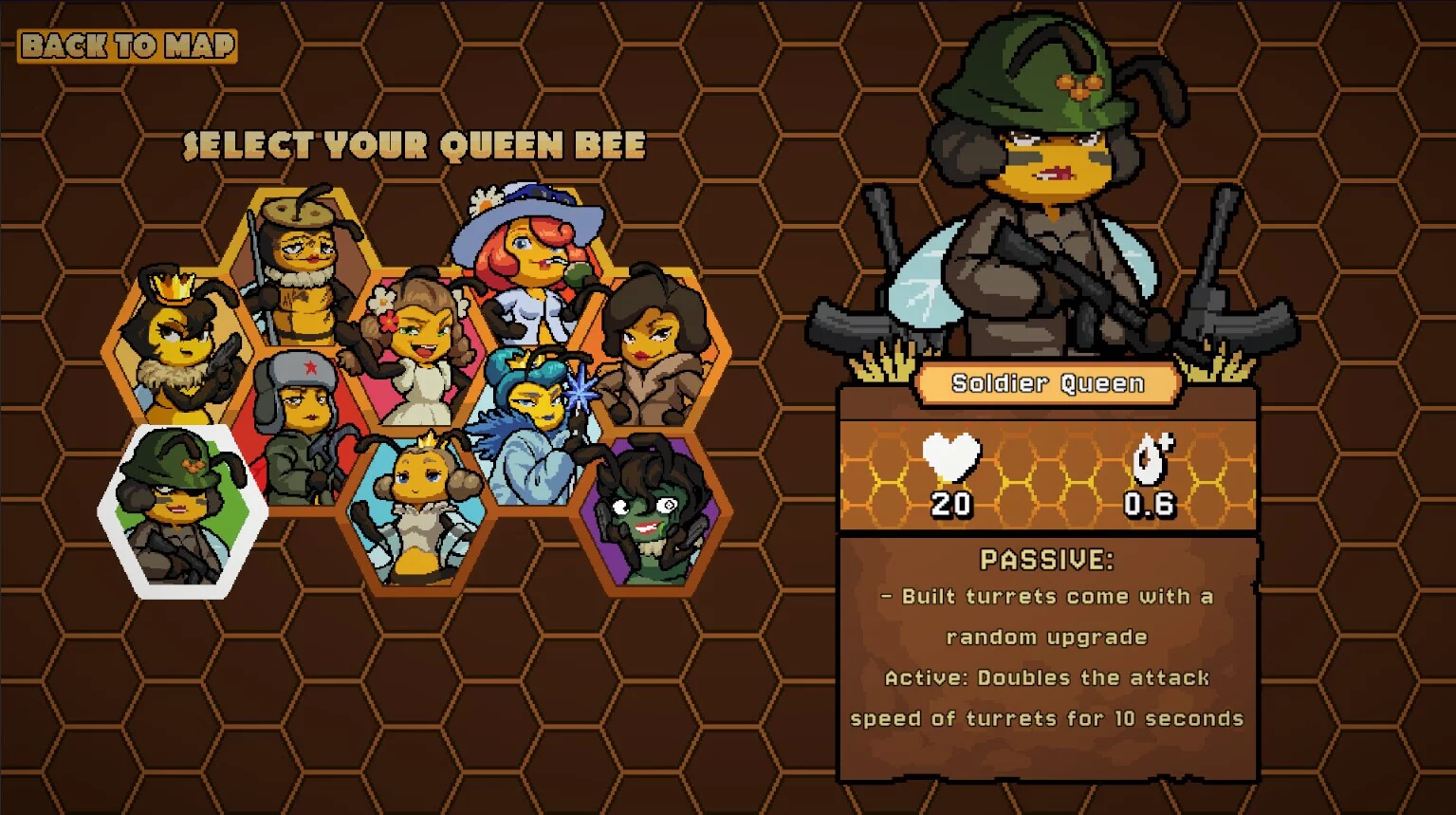 Изображение игры: Bees vs Zombees