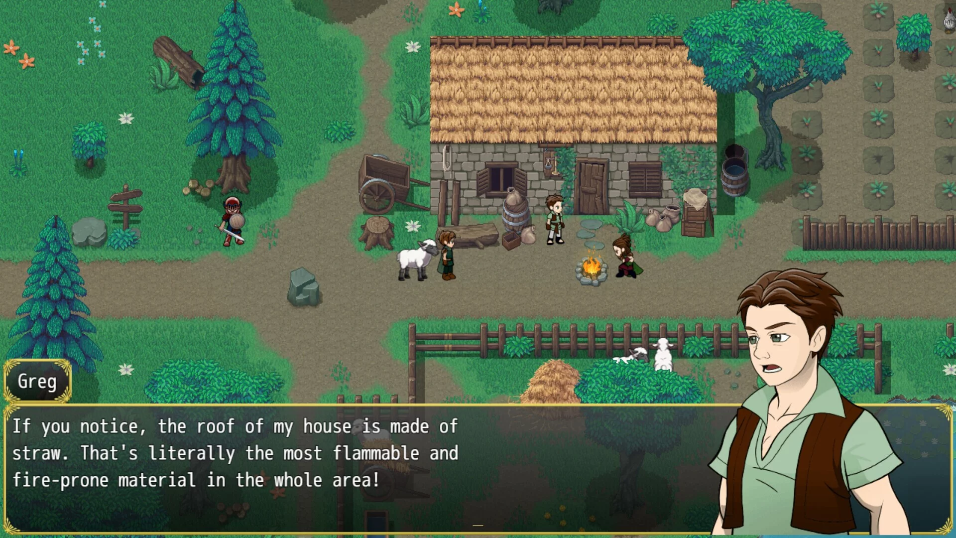 Изображение игры: Glitch & Glory: Tales of Honeywood