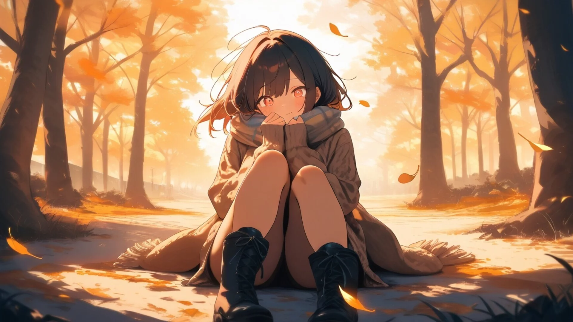 Изображение игры: Autumn Waifu