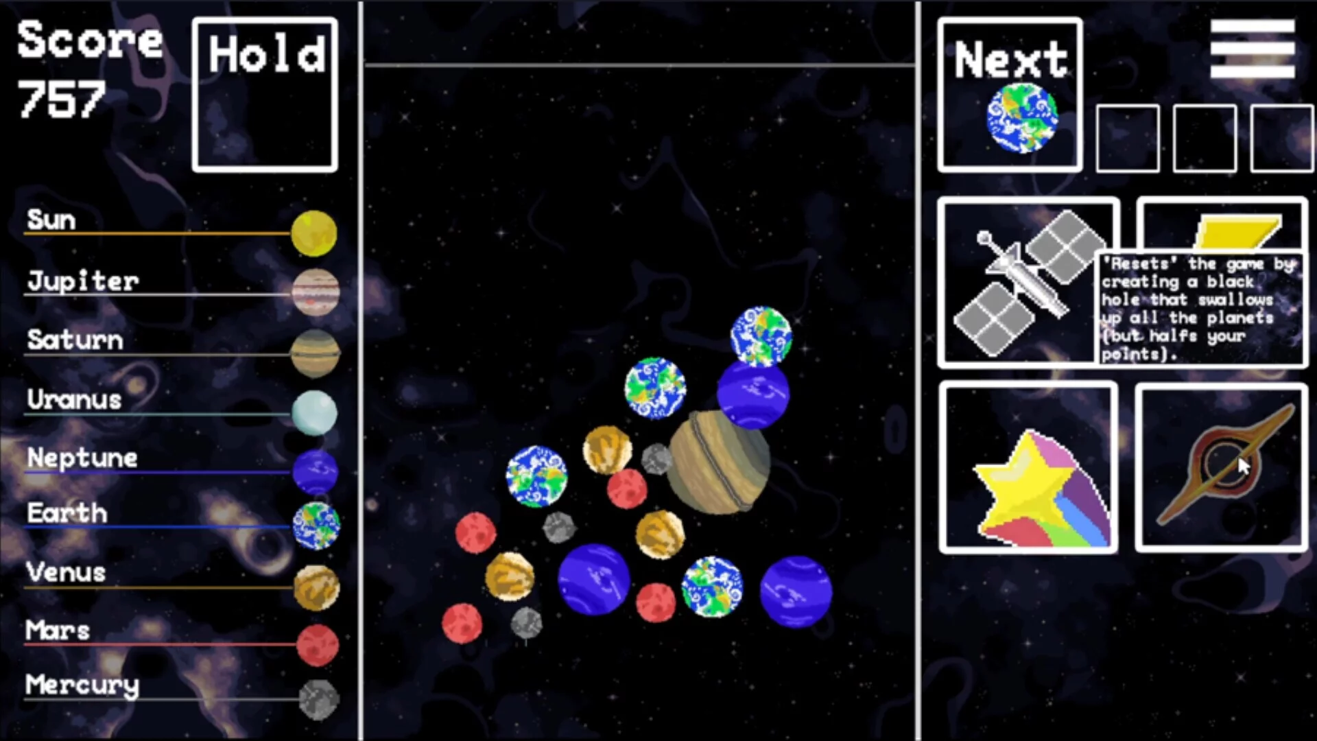 Изображение игры: Planet Drop