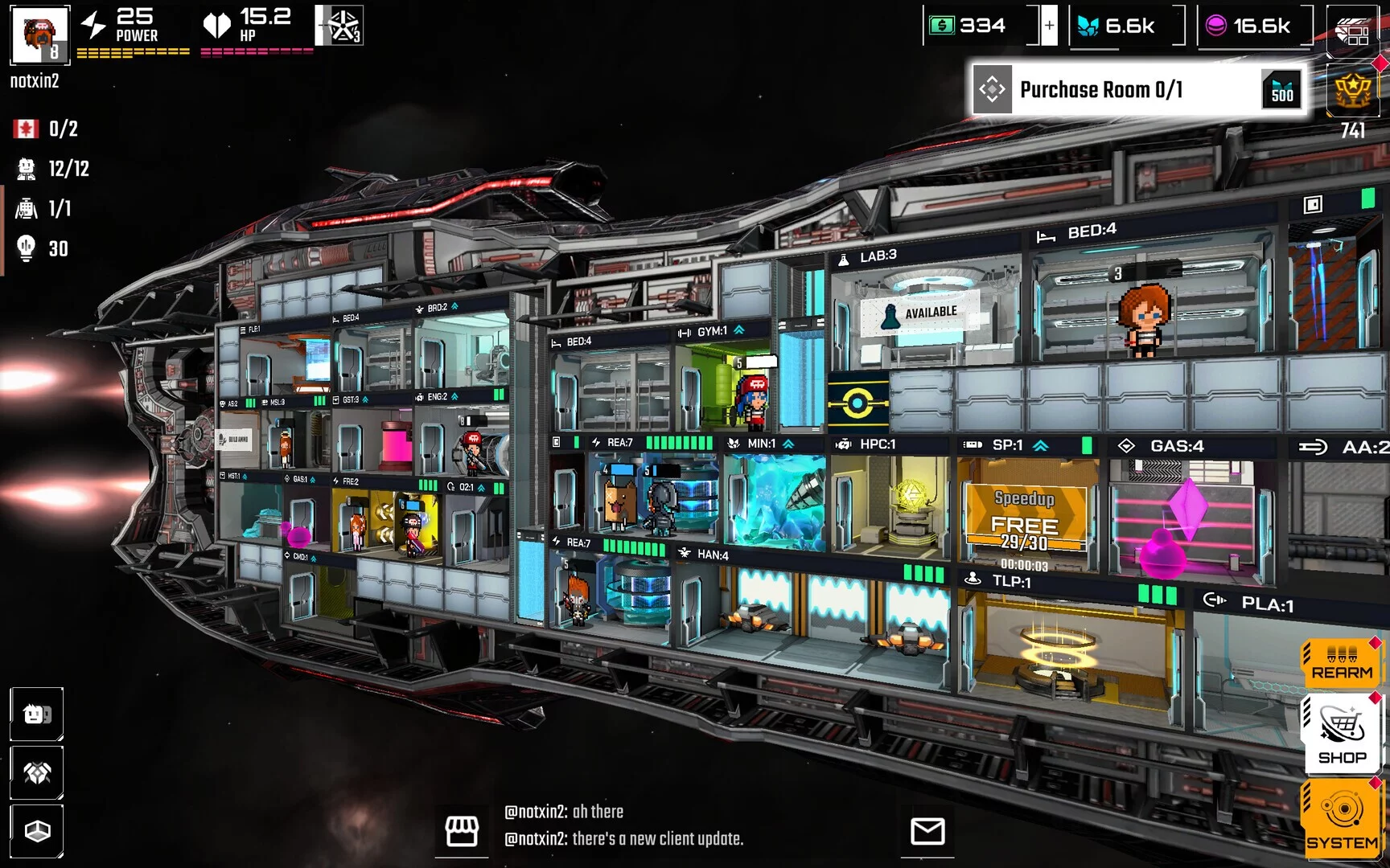 Изображение игры: Pixel Starships 2