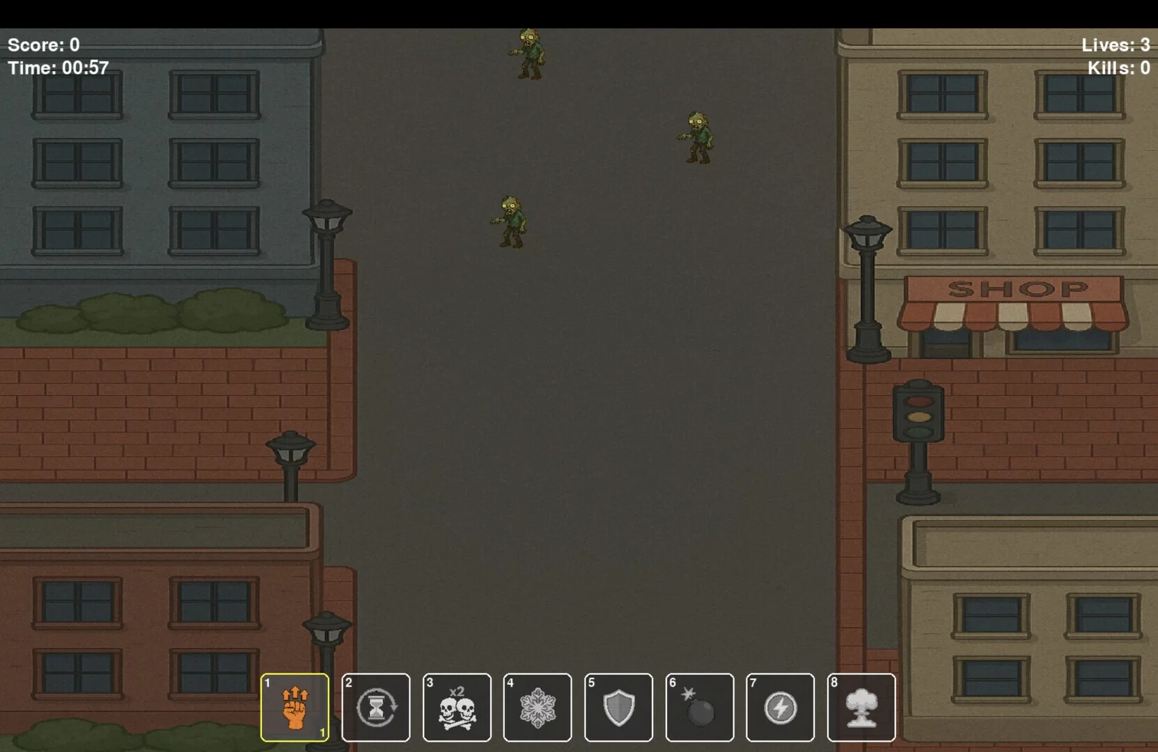 Изображение игры: Zombie Smash
