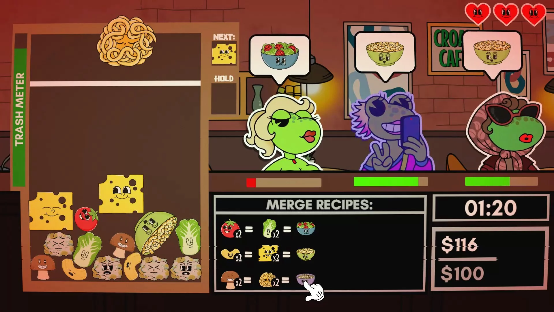 Изображение игры: CROAK CAFE: FROM POND TO PLATE