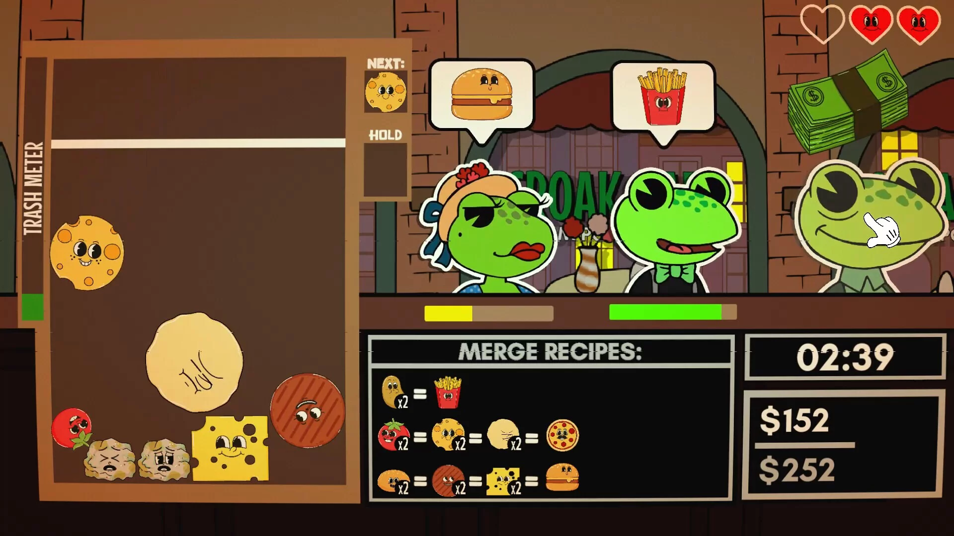 Изображение игры: CROAK CAFE: FROM POND TO PLATE