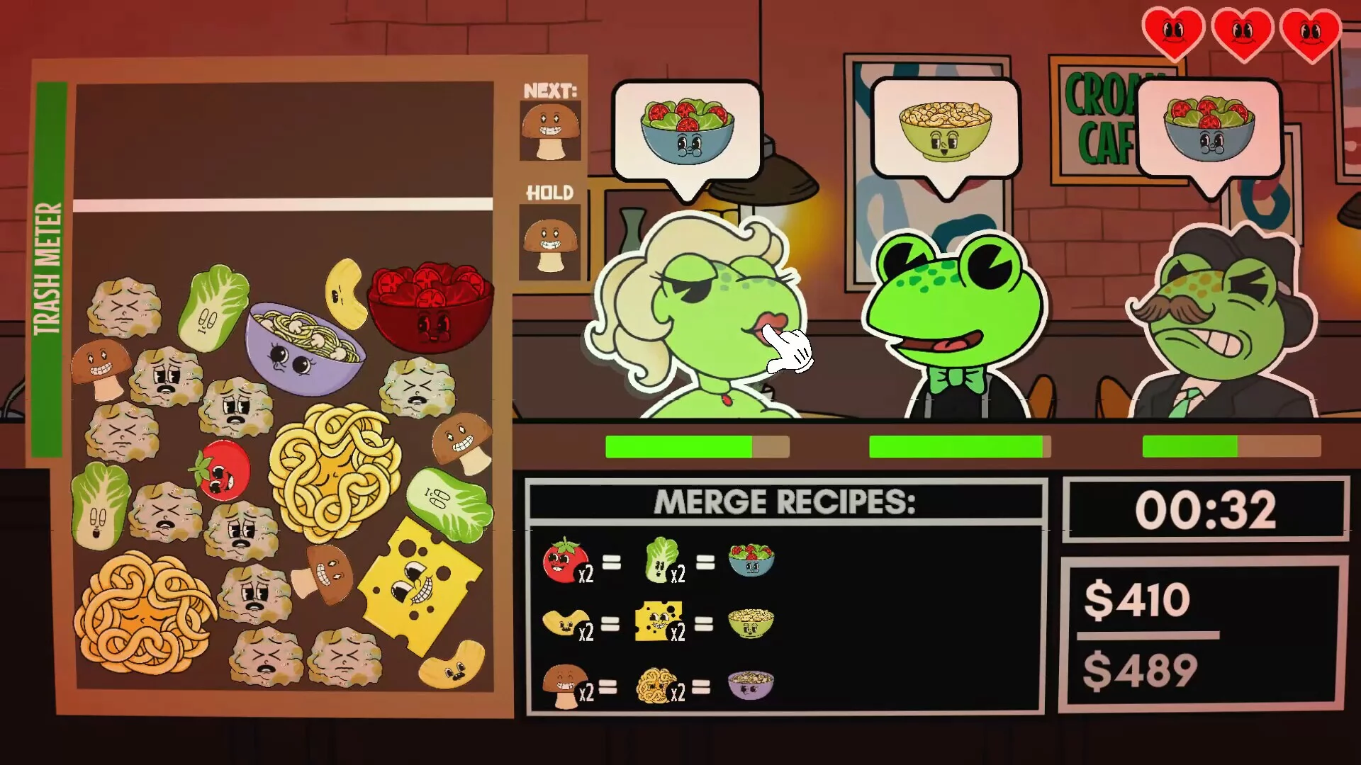 Изображение игры: CROAK CAFE: FROM POND TO PLATE