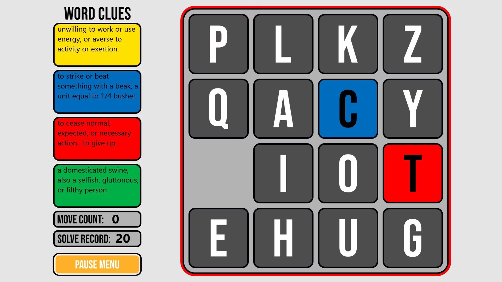 Изображение игры: Quadruzzle