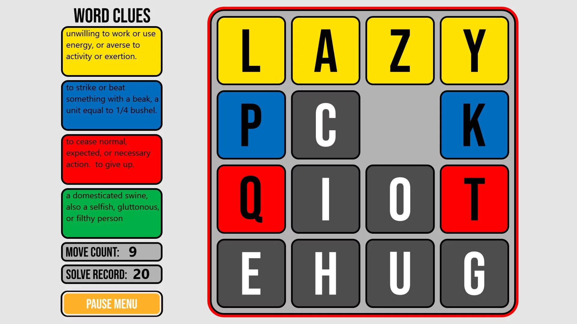Изображение игры: Quadruzzle