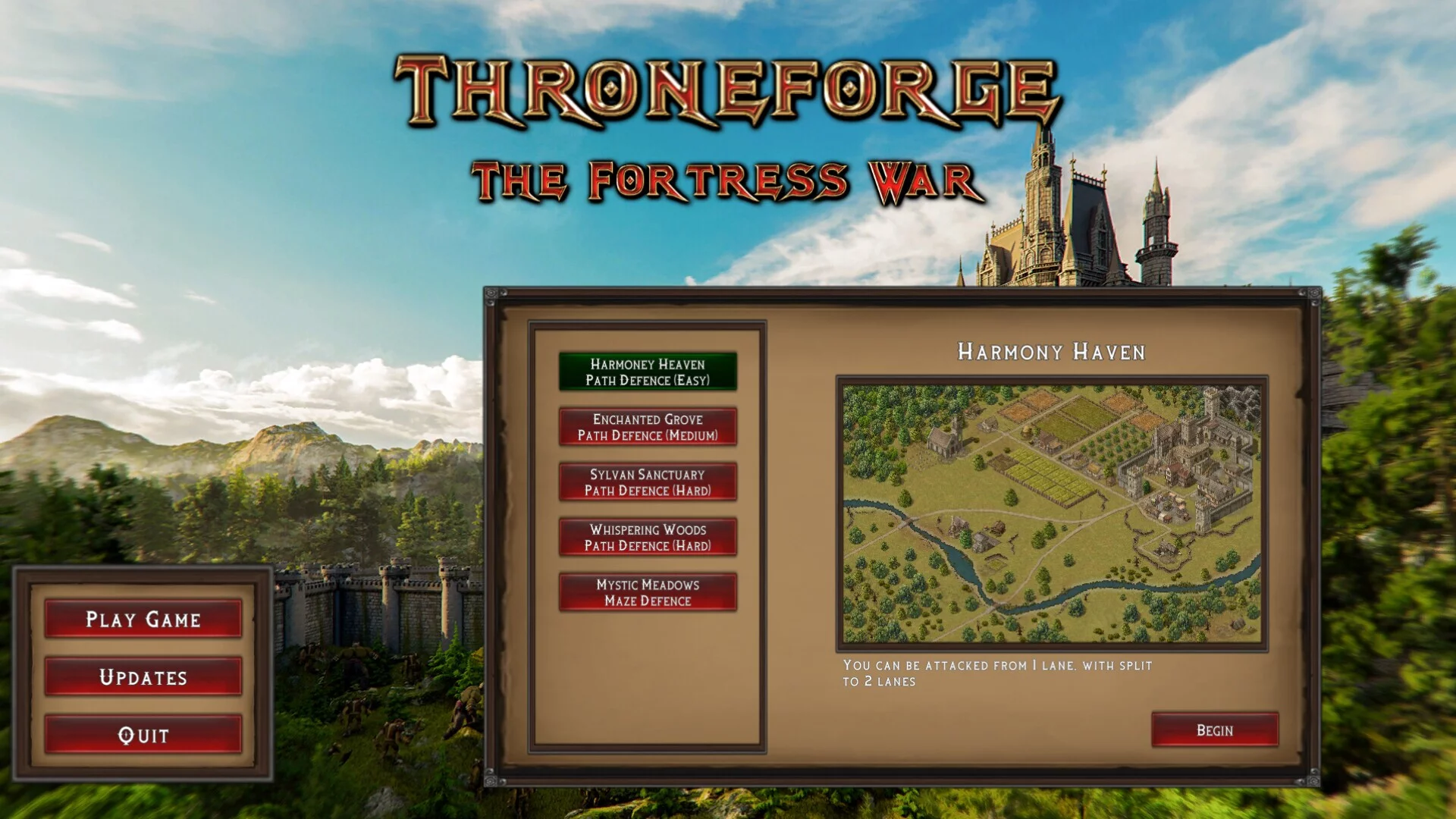 Изображение игры: ThroneForge - The Fortress War