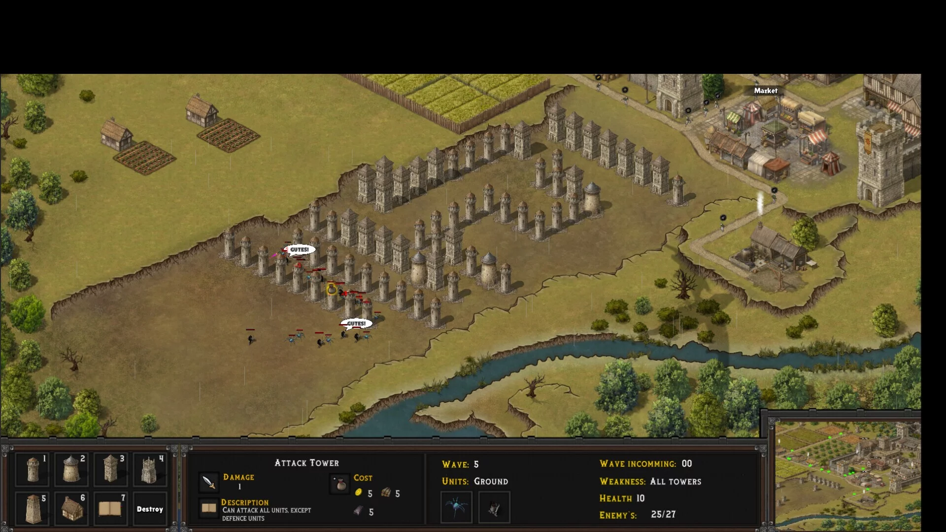 Изображение игры: ThroneForge - The Fortress War