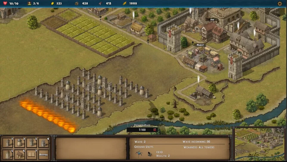 Изображение игры: ThroneForge - The Fortress War