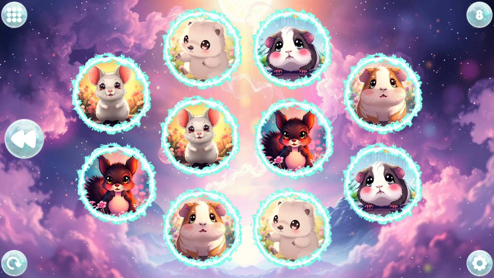 Изображение игры: Anime Dream Match: Rodents