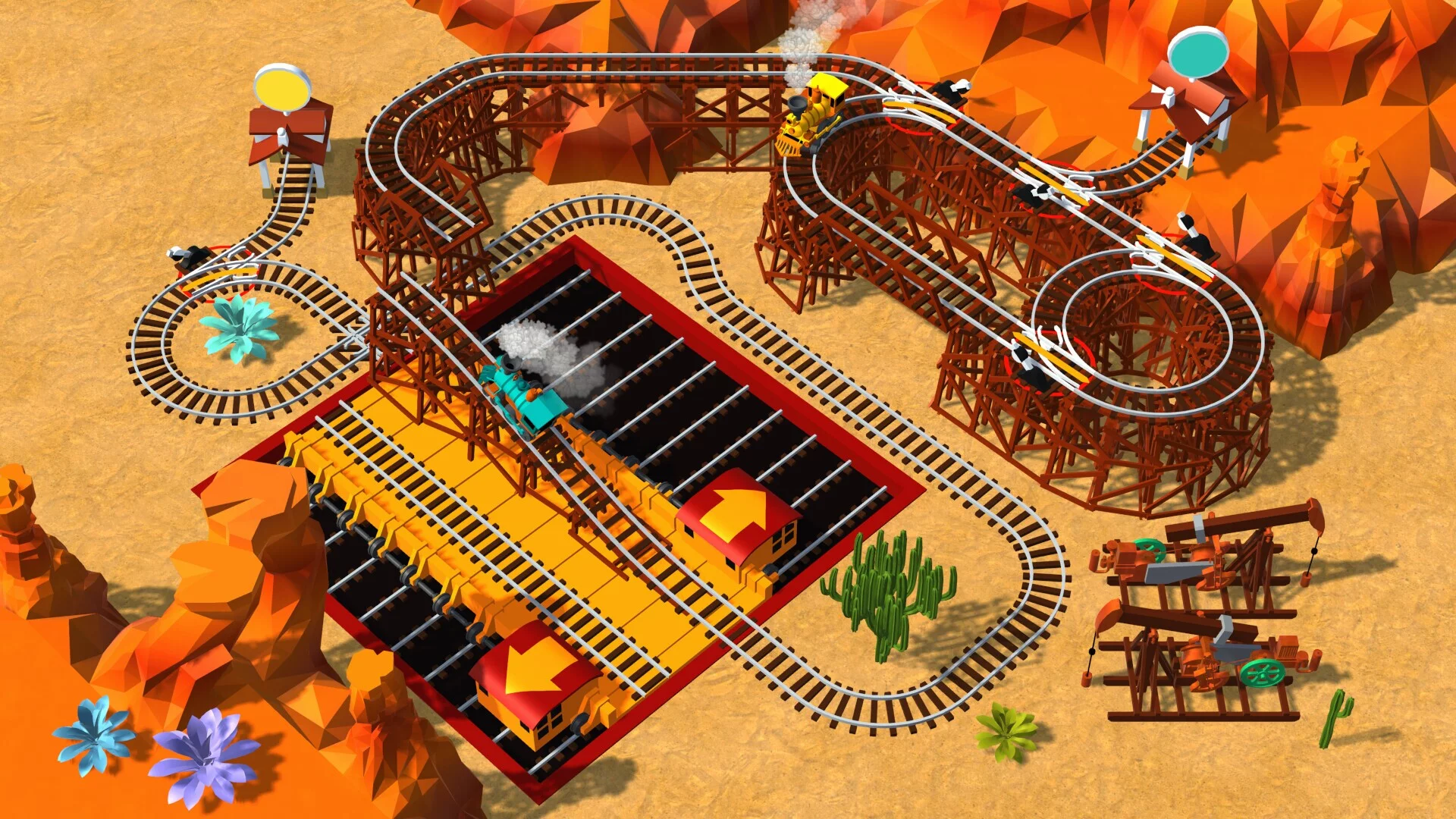 Изображение игры: Train Maze Master