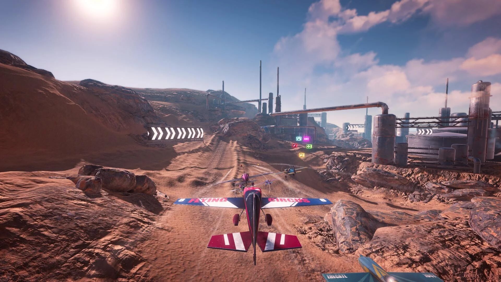Изображение игры: Air Dash: Sky Racing Simulator