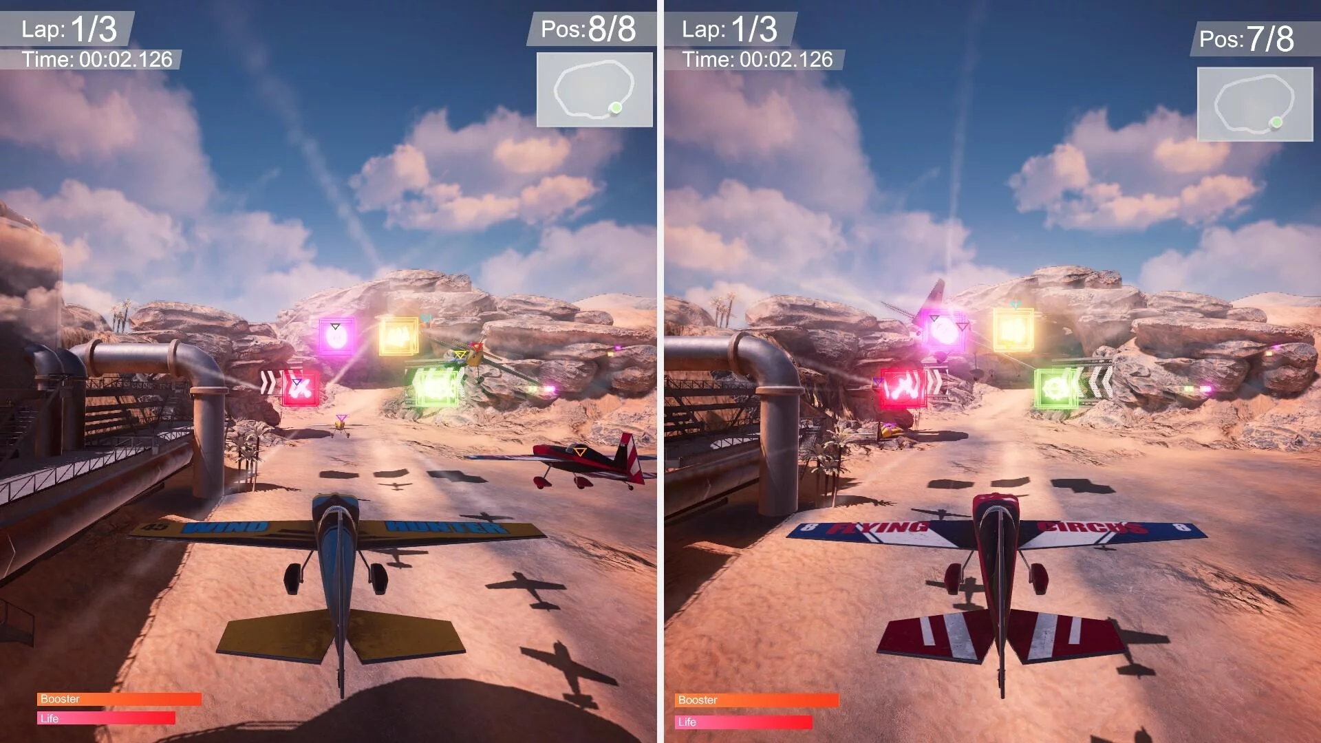 Изображение игры: Air Dash: Sky Racing Simulator