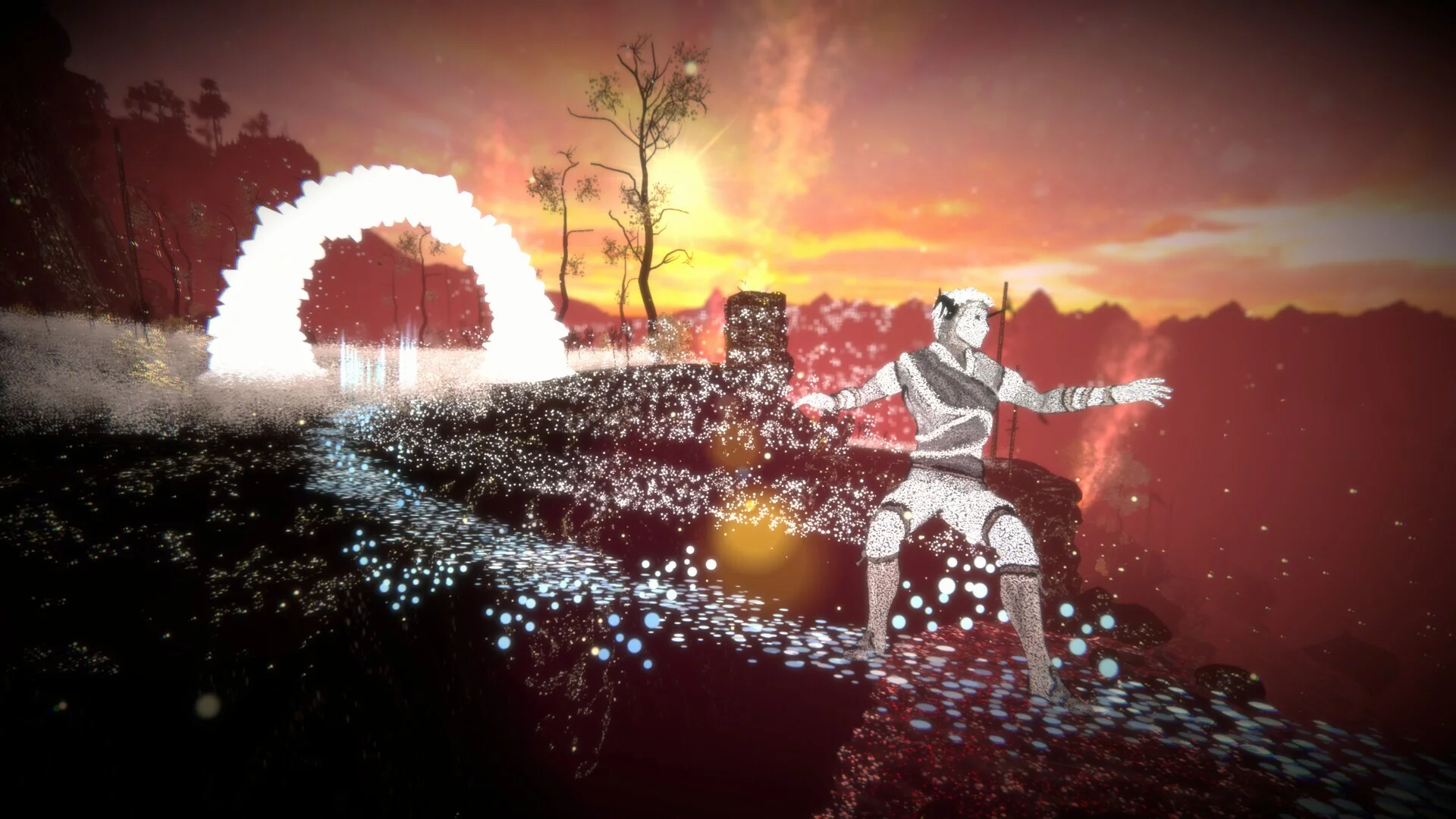 Изображение игры: Particle Hearts