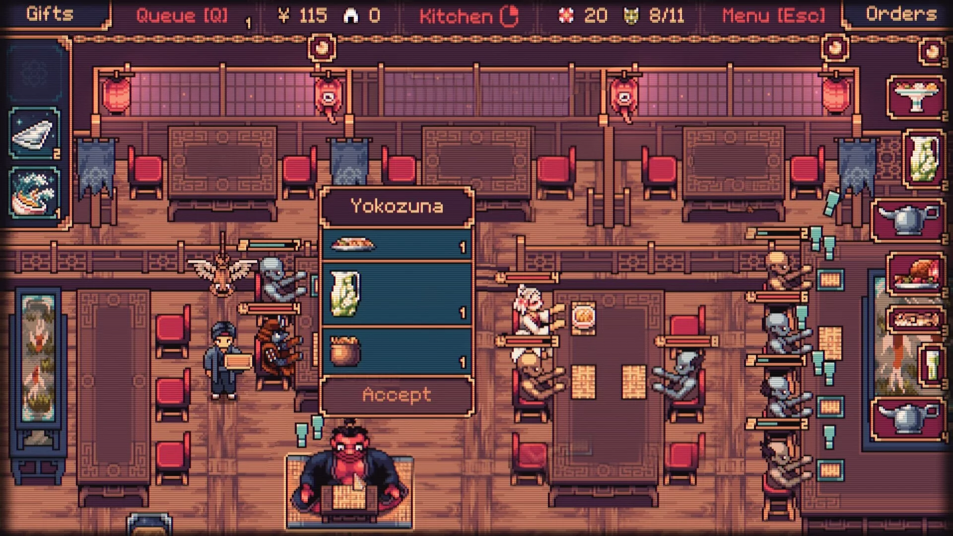 Изображение игры: The Way of the Tray: Japanese Restaurant Simulator 🍙