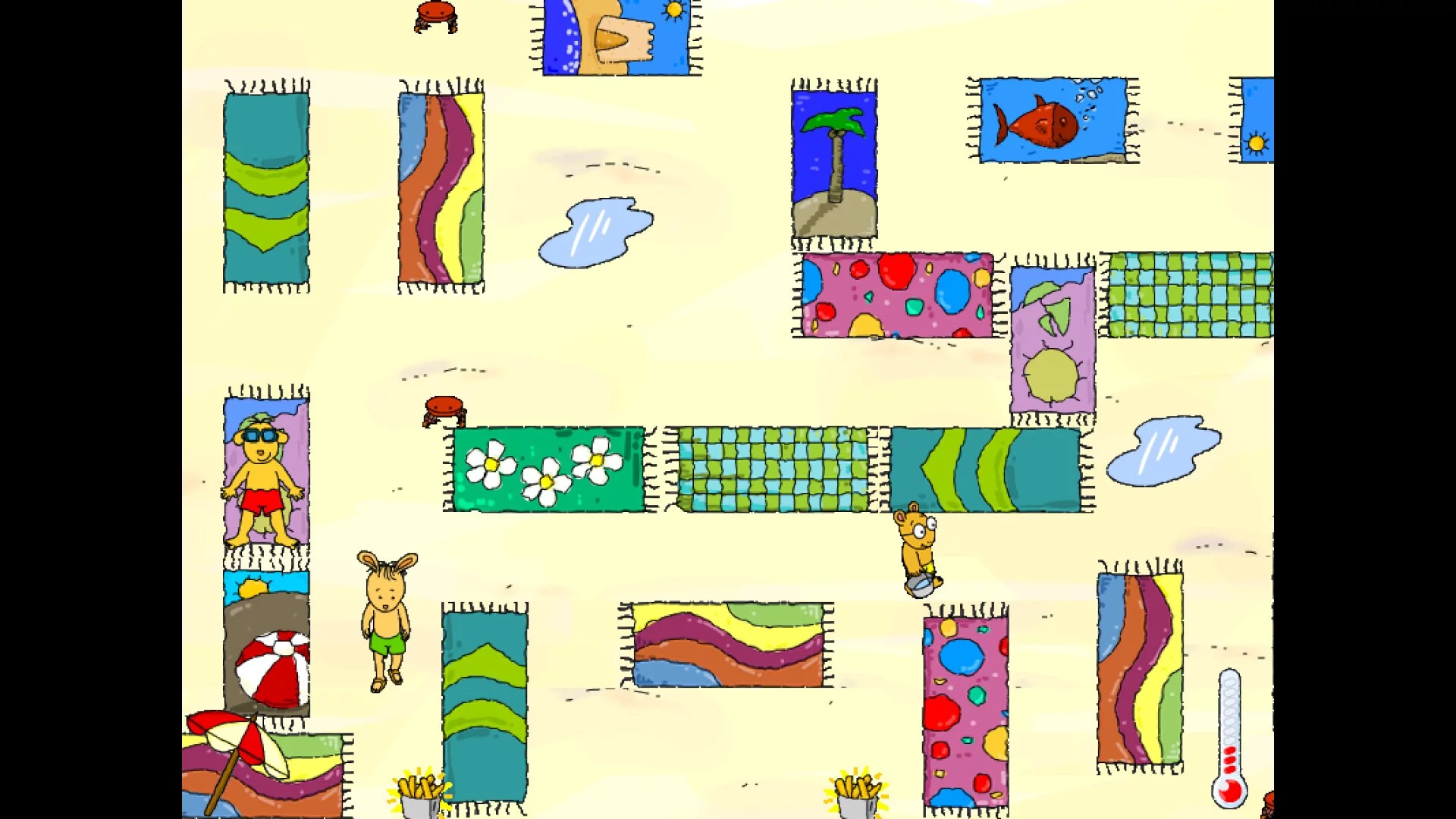 Изображение игры: Arthur's Sand Castle Contest