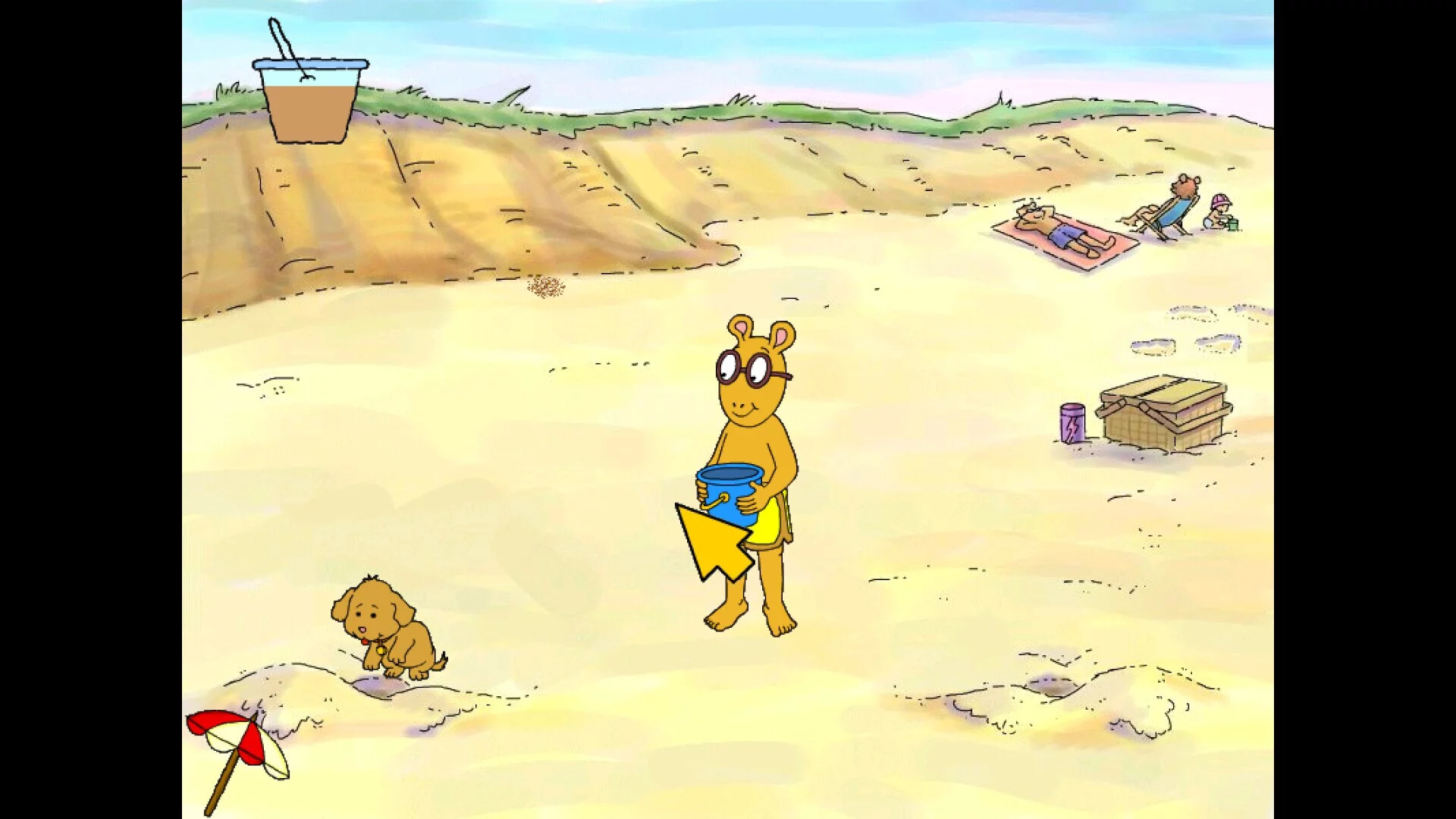 Изображение игры: Arthur's Sand Castle Contest