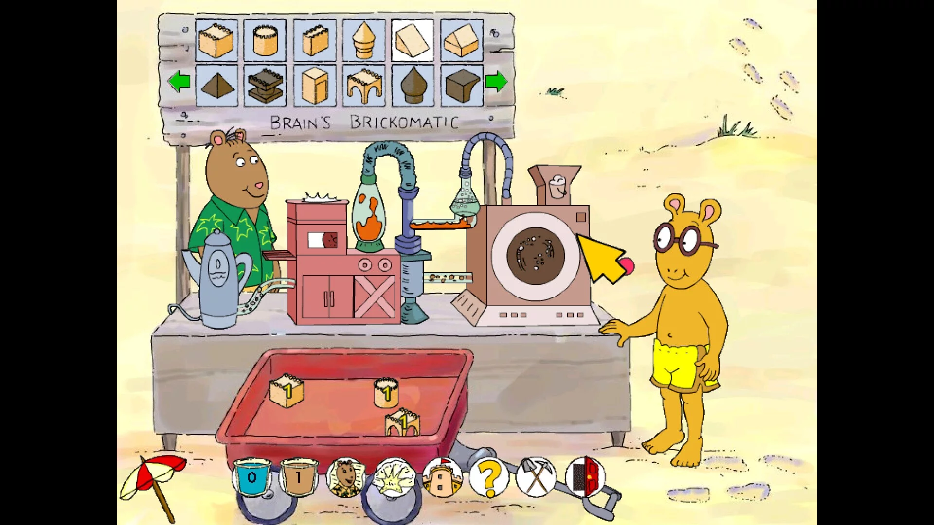 Изображение игры: Arthur's Sand Castle Contest