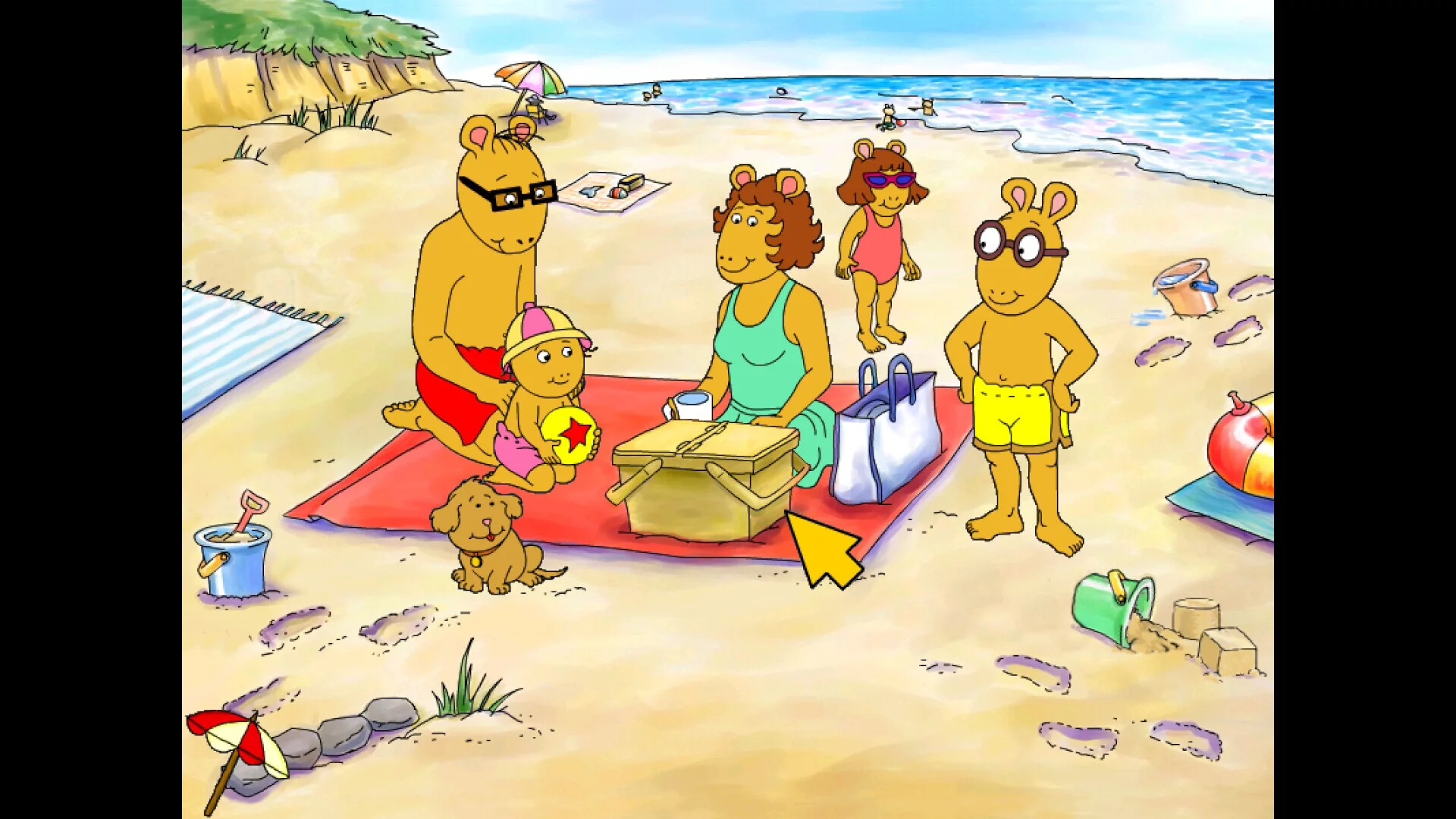 Изображение игры: Arthur's Sand Castle Contest
