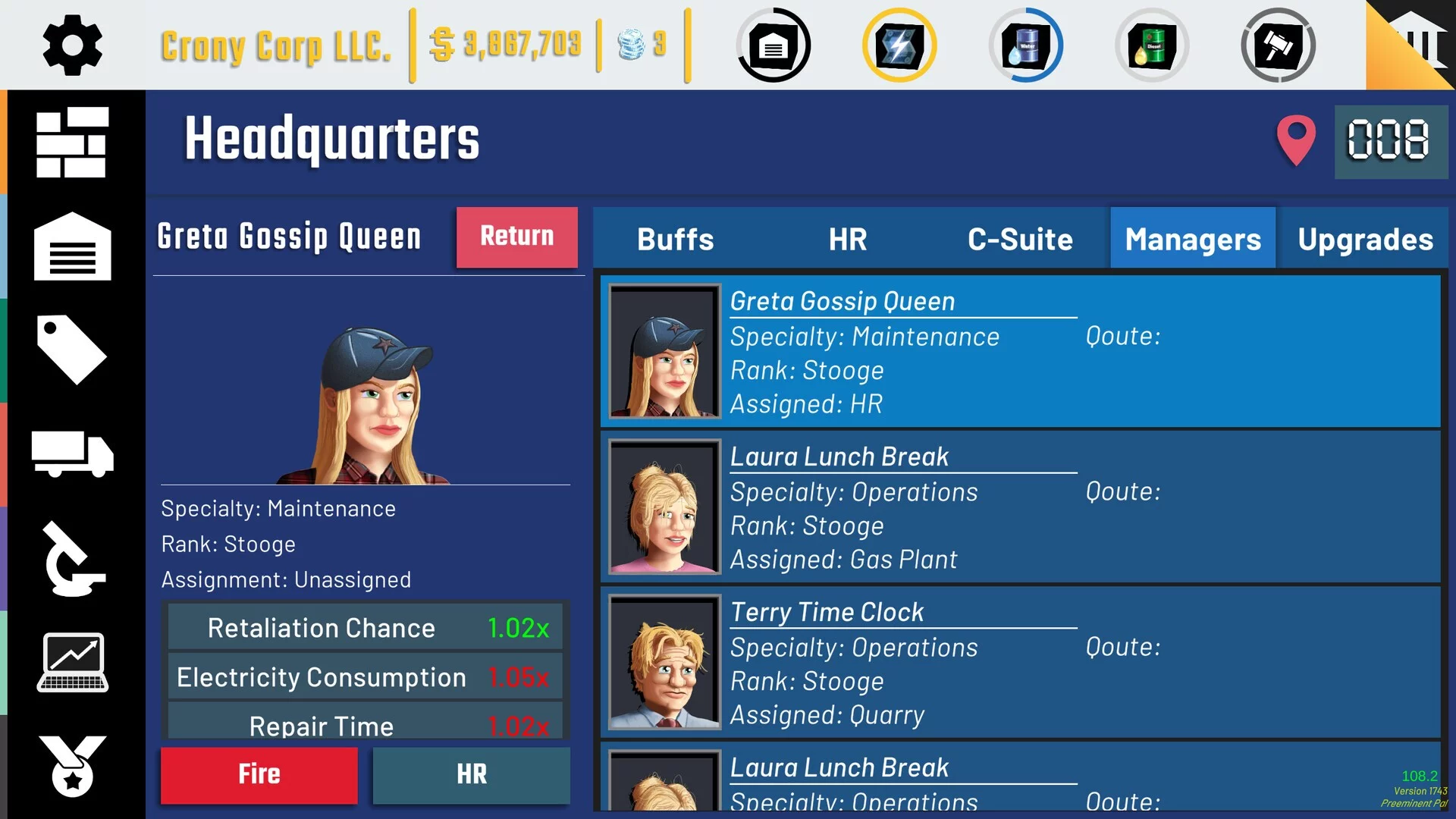 Изображение игры: Crony Corp