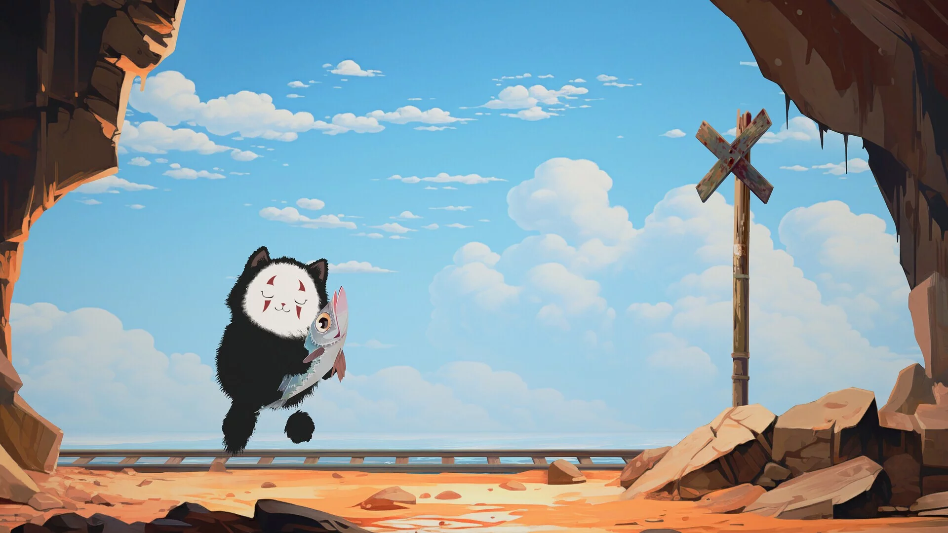 Изображение игры: Cloud Cats` Land