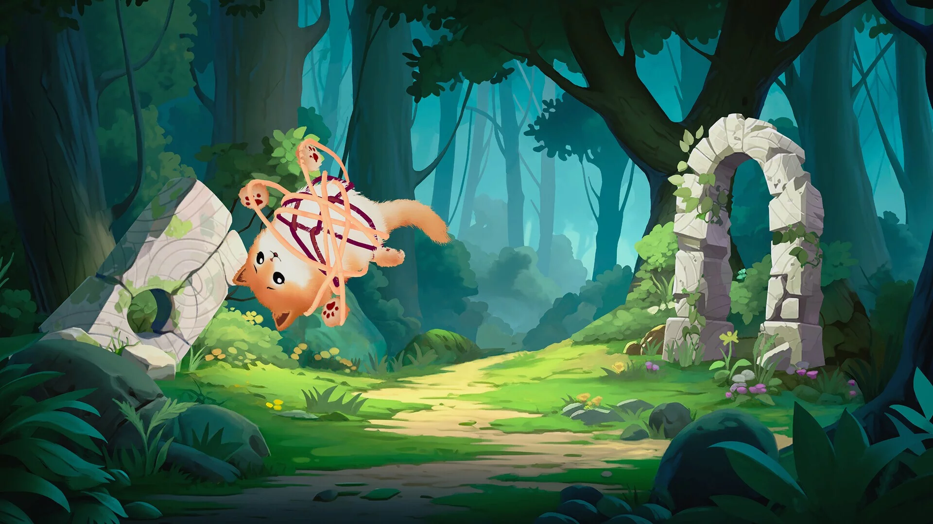 Изображение игры: Cloud Cats` Land