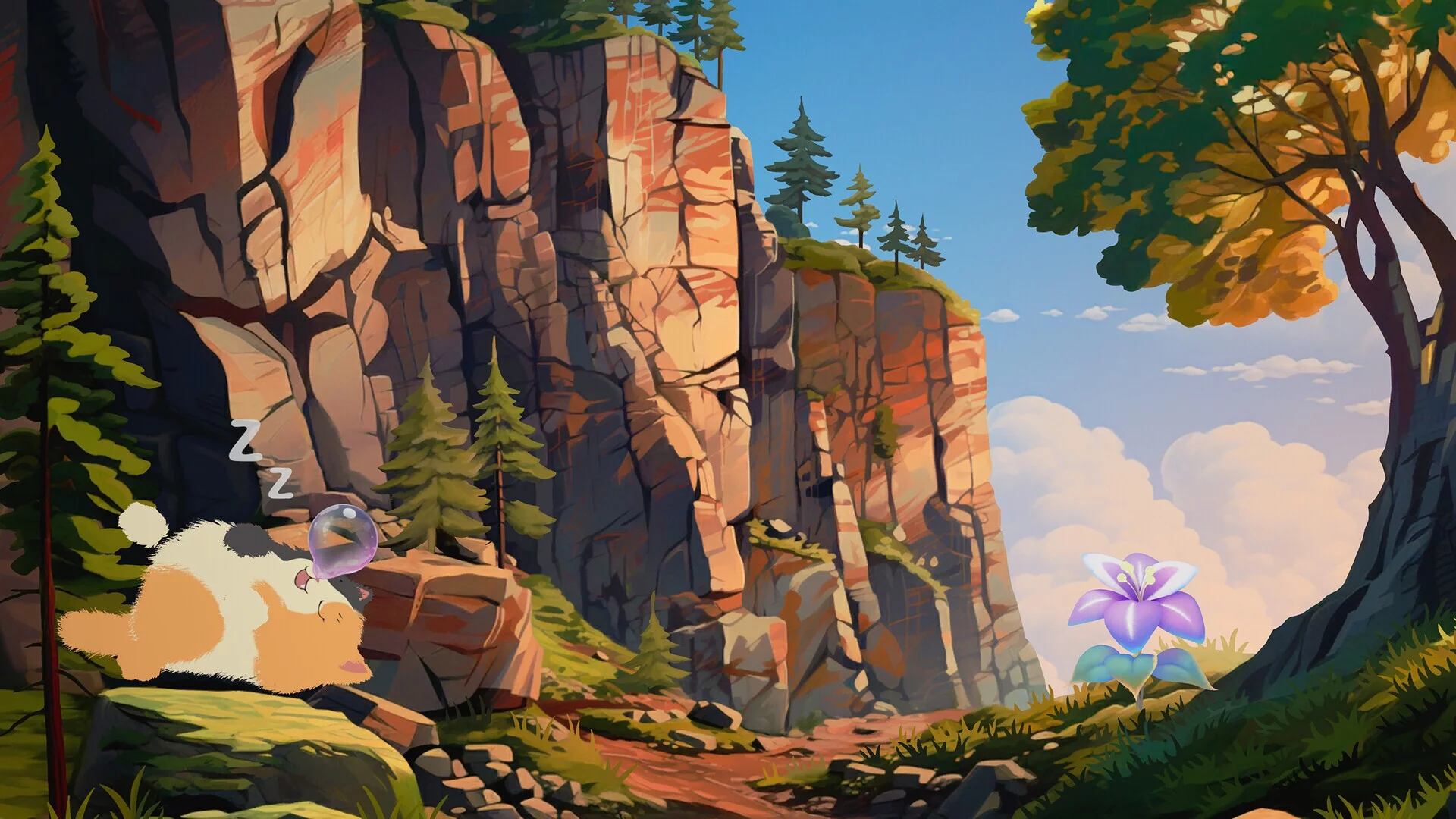Изображение игры: Cloud Cats` Land
