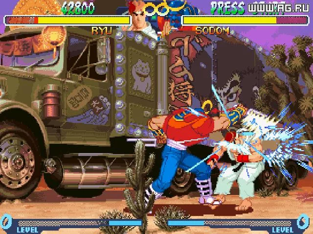 Изображение игры: Street Fighter Zero 2