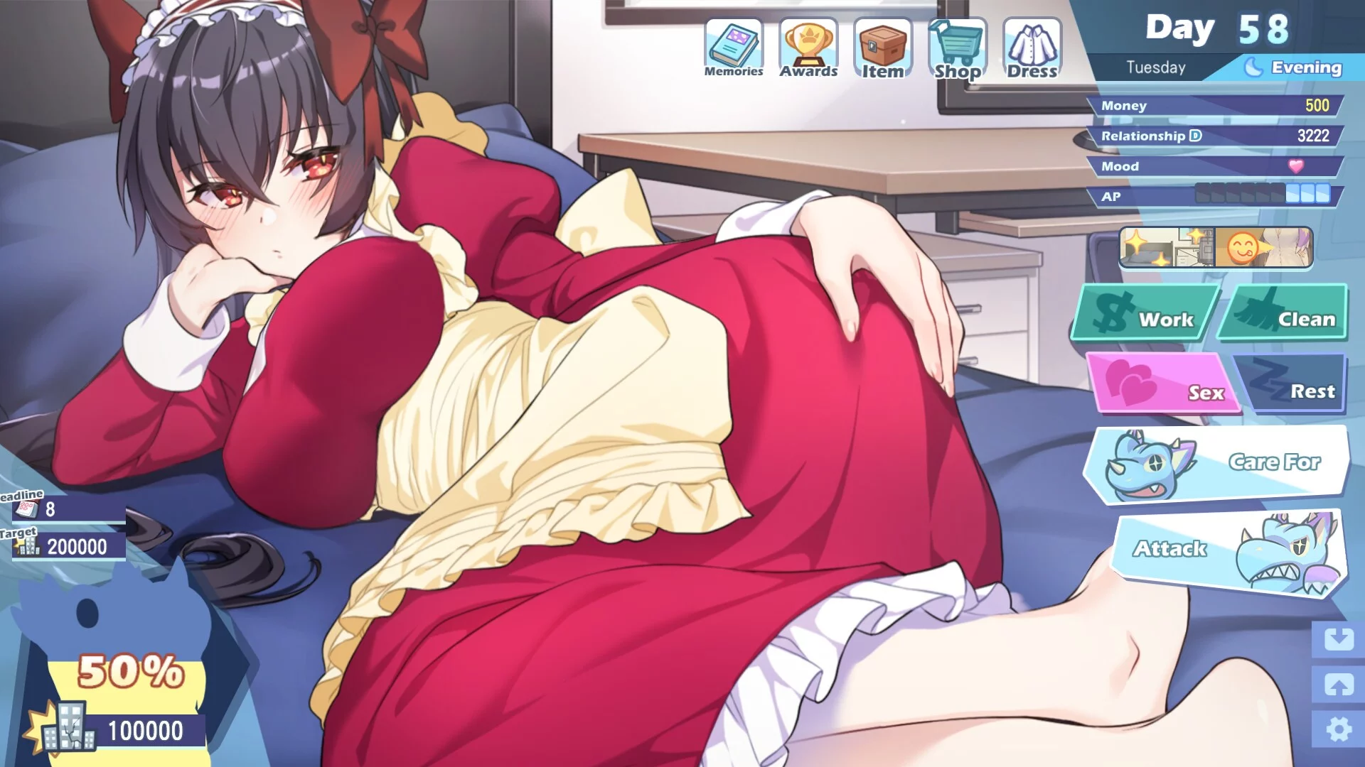 Изображение игры: Kaiju Princess