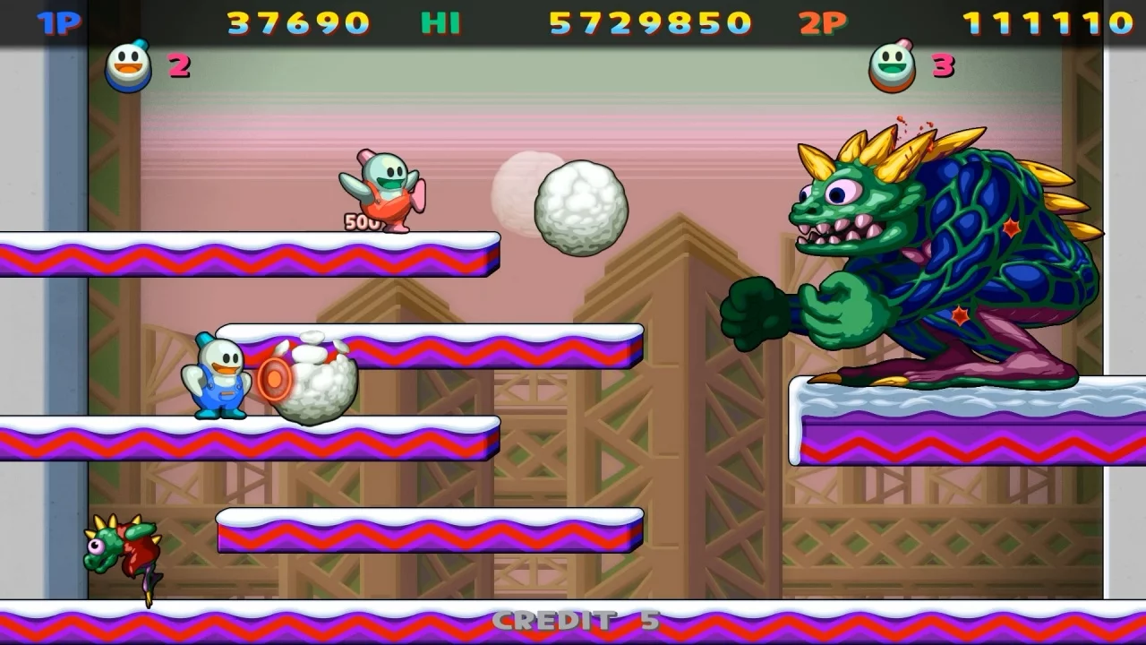 Изображение игры: Snow Bros Nick & Tom Special