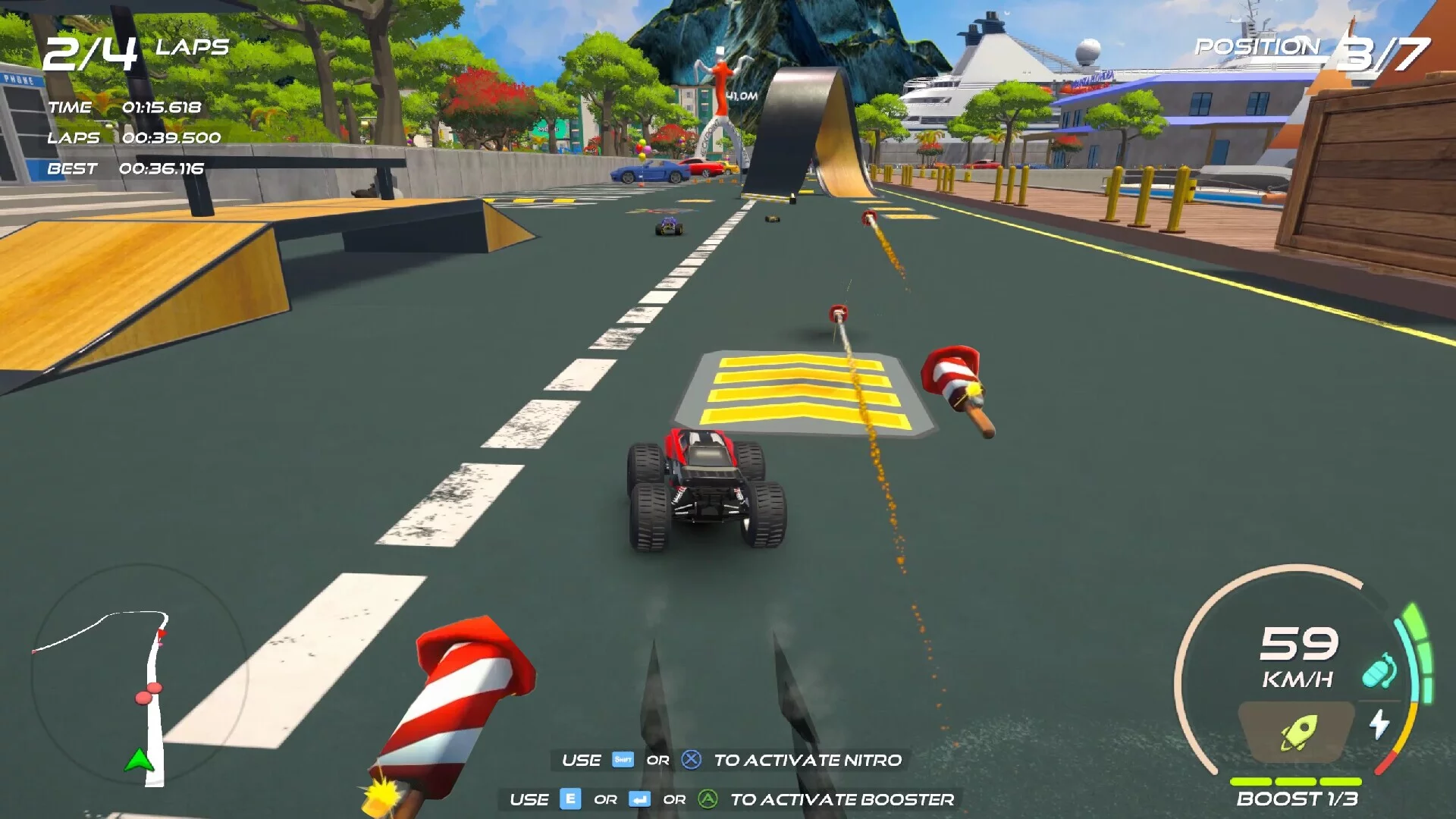 Изображение игры: RC Revolution: High Voltage - 免费玩