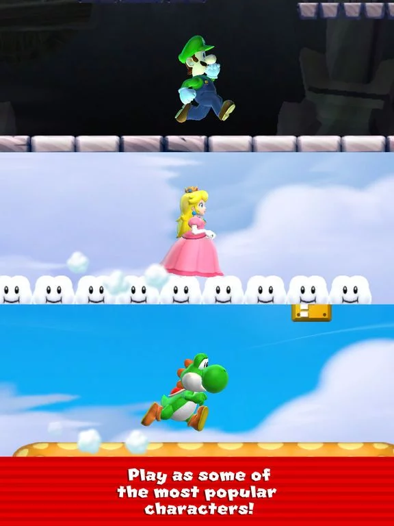 Изображение игры: Super Mario Run