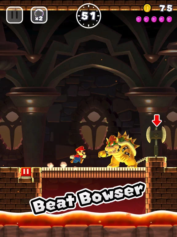 Изображение игры: Super Mario Run