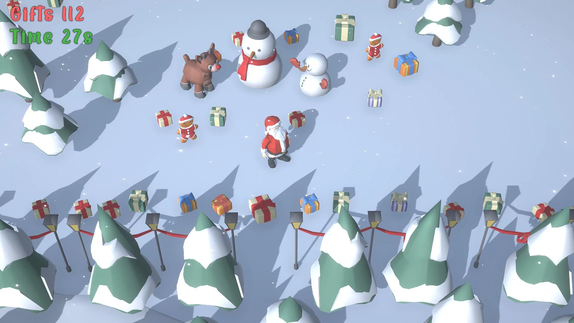 Изображение игры: Santa's Gift Grab