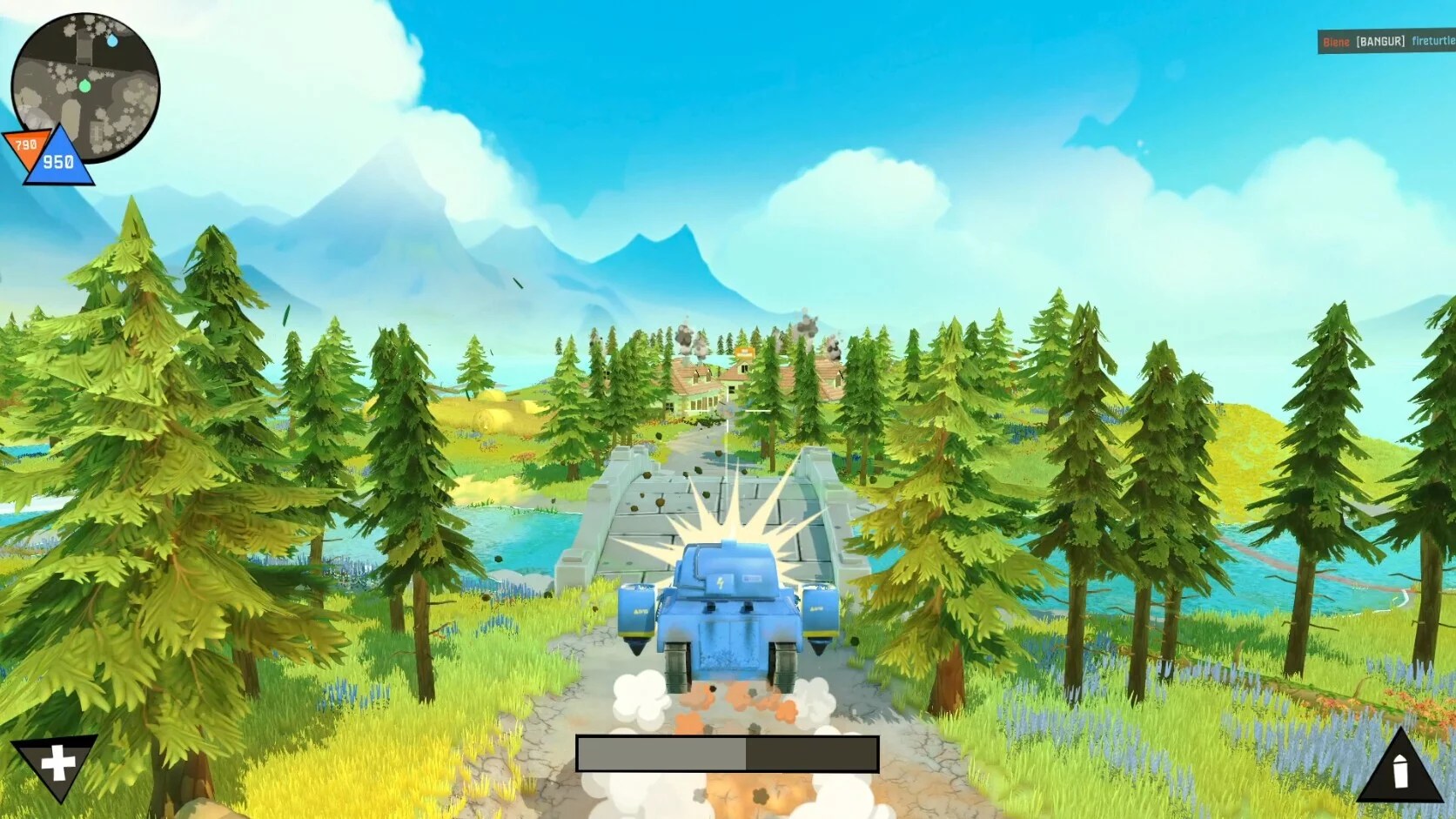 Изображение игры: Tick, Tank, Boom