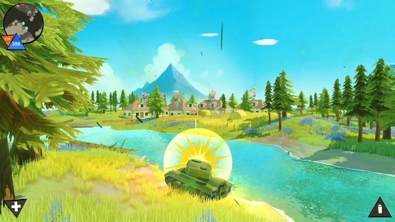 Изображение игры: Tick, Tank, Boom