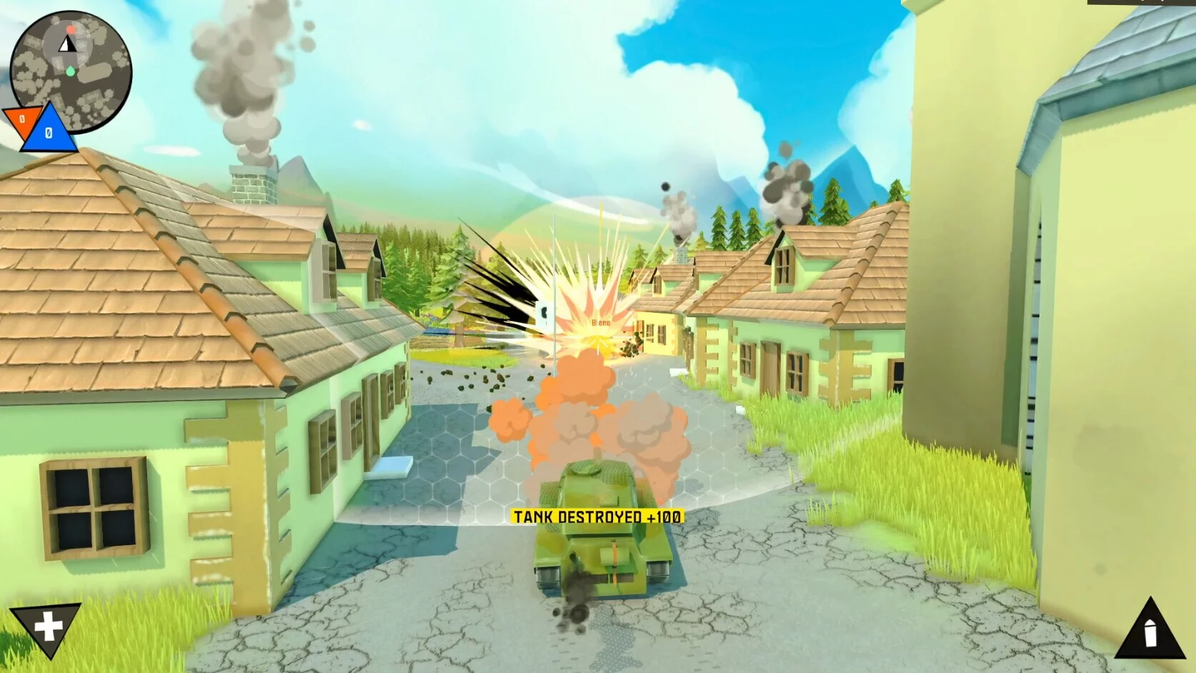 Изображение игры: Tick, Tank, Boom